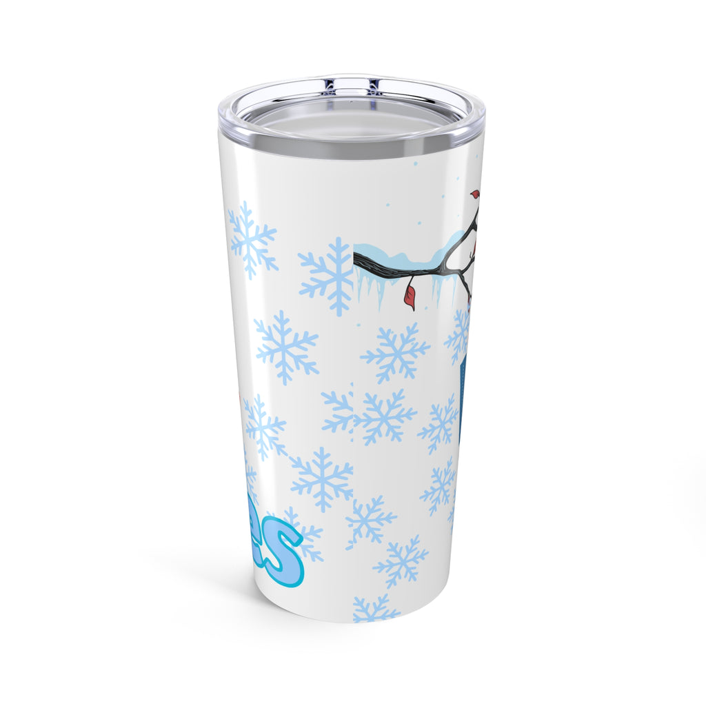 20oz Winter Cozy Tumbler – 'Cozy Winter Vibes' Insulated Travel Cup