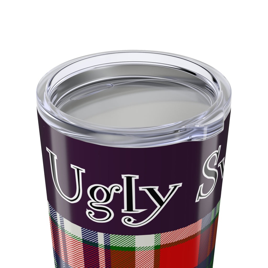 Copy of 20oz Holiday Knit Pattern Tumbler — Funny 'Ugly Sweater, No laundry' Travel Cup