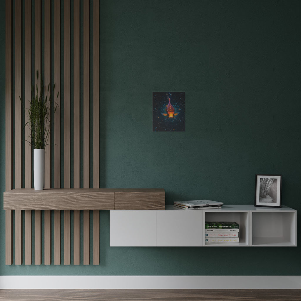 Koi Fish Satin Poster — Vibrant Underwater Galaxy Wall Art (300gsm)