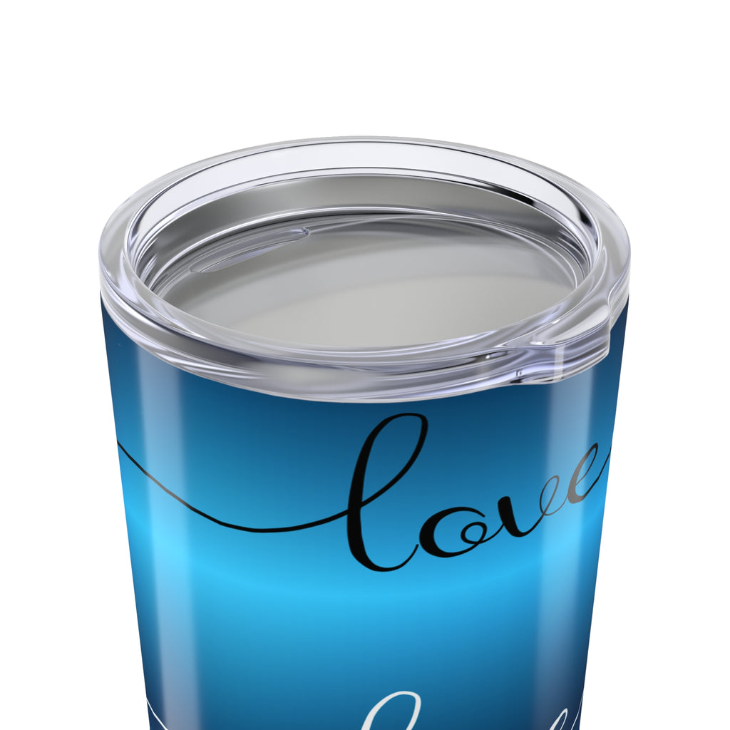 Copy of Love You Pink Gradient 20oz Tumbler — Heart Line Stainless Travel Mug