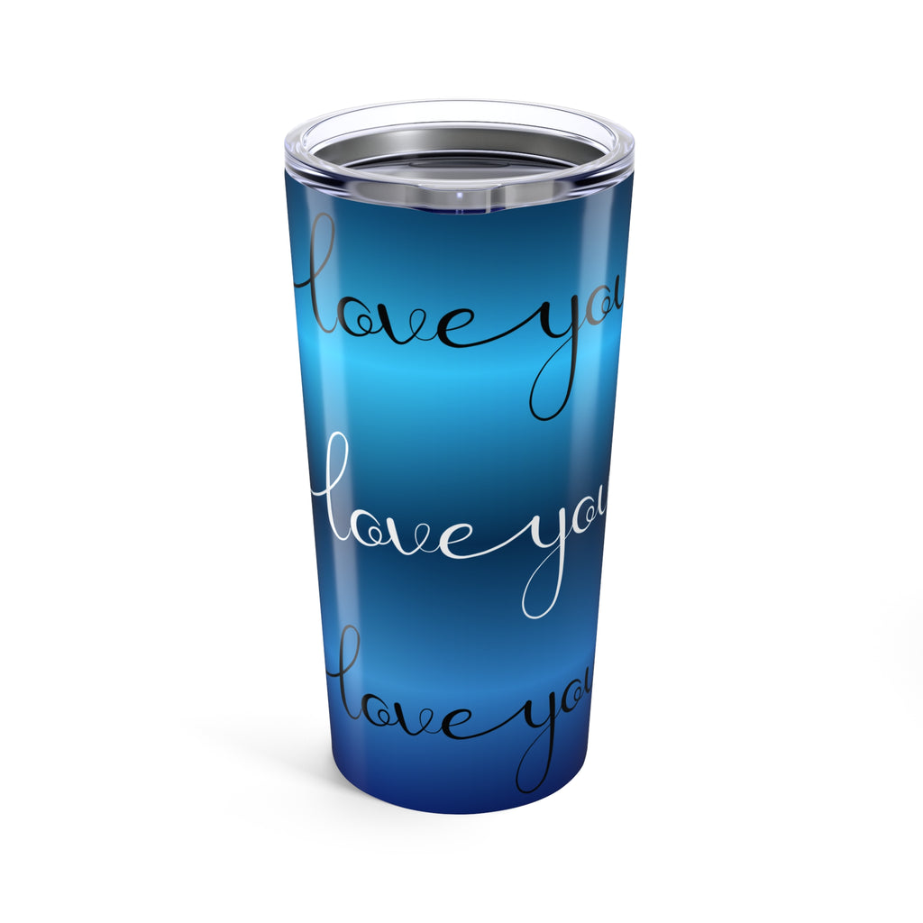 Copy of Love You Pink Gradient 20oz Tumbler — Heart Line Stainless Travel Mug