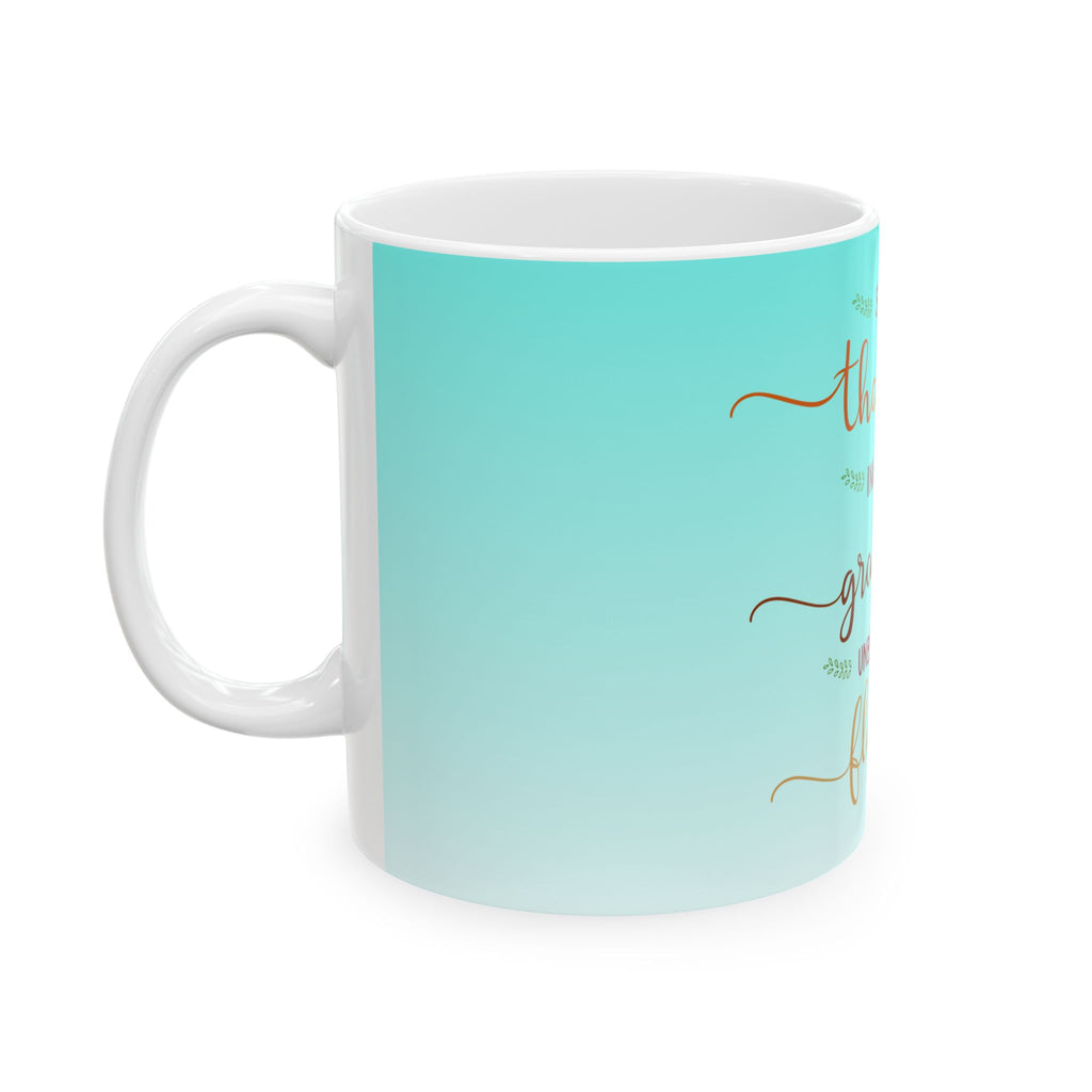 Grateful & Blessed Ceramic Mug — 'So Very Thankful, Incredibly Grateful, Unbelievably Blessed' Inspirational Coffee Cup