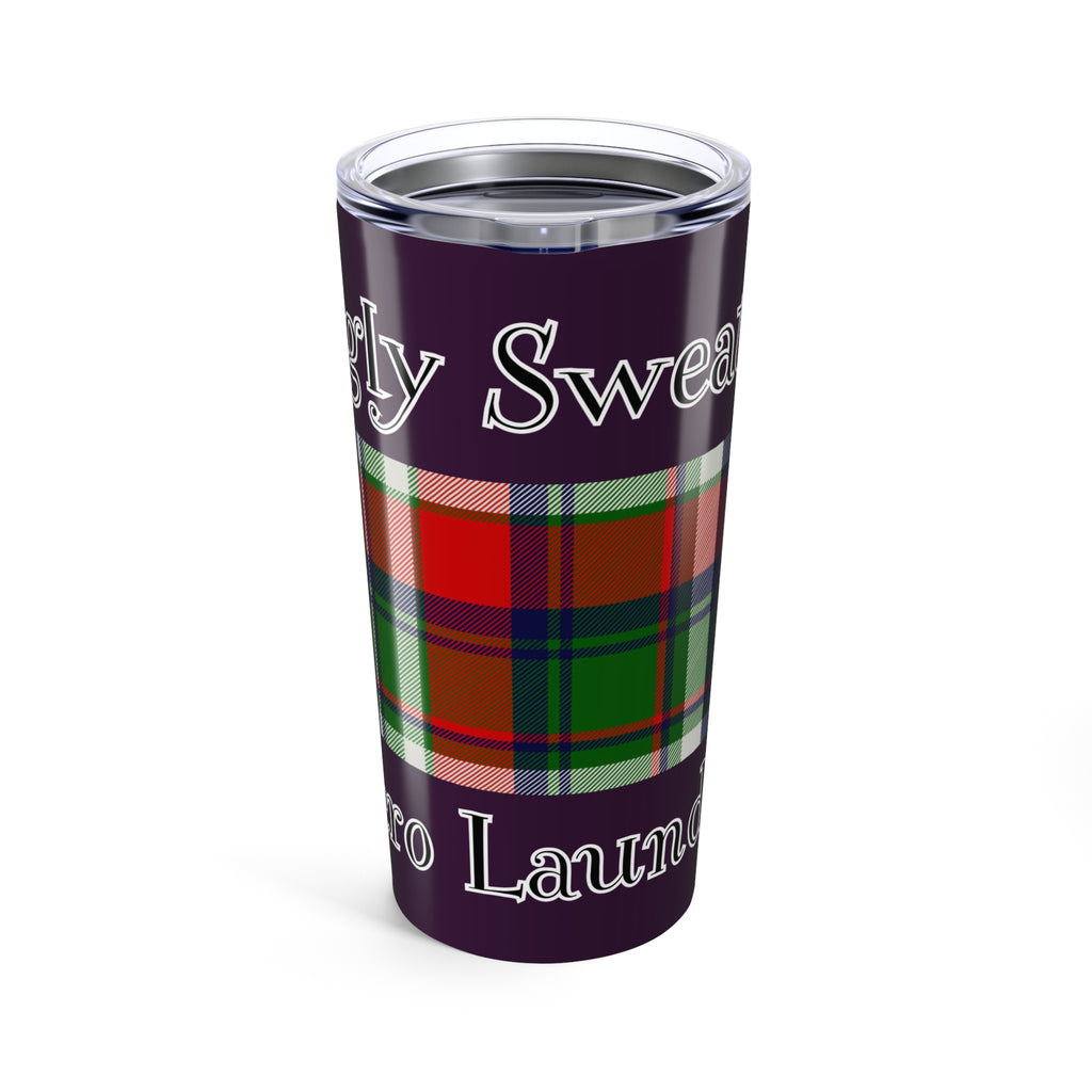 Copy of 20oz Holiday Knit Pattern Tumbler — Funny 'Ugly Sweater, No laundry' Travel Cup