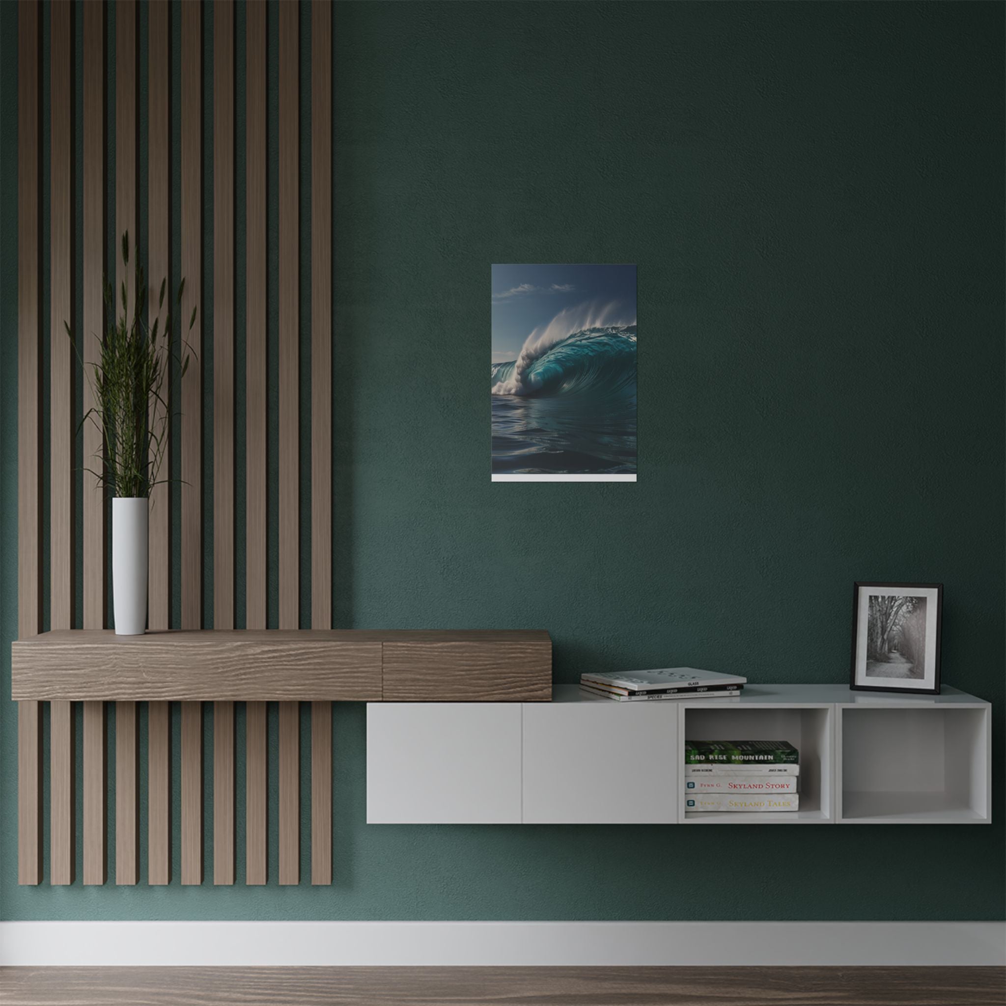 Satin Poster — Ocean Wave Photography Wall Art (300gsm)