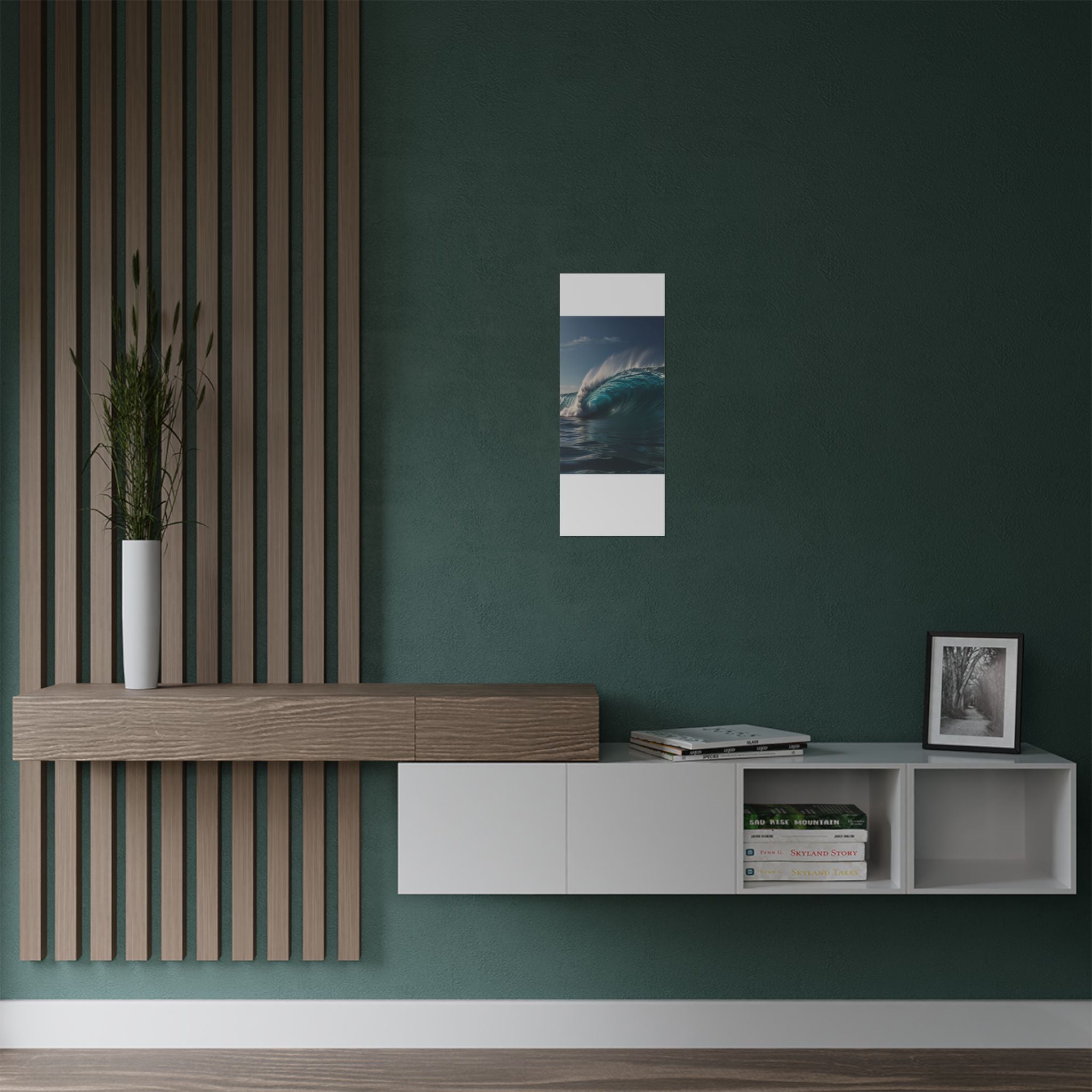 Satin Poster — Ocean Wave Photography Wall Art (300gsm)