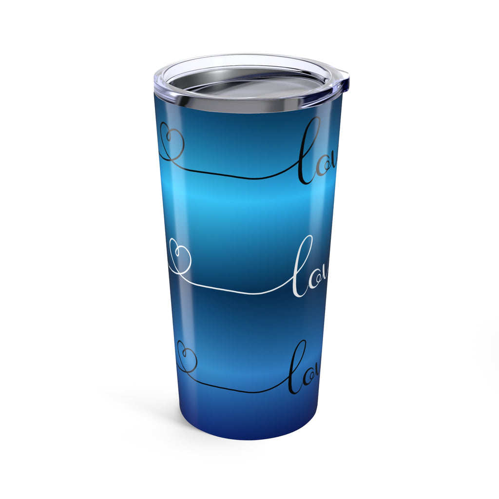 Copy of Love You Pink Gradient 20oz Tumbler — Heart Line Stainless Travel Mug