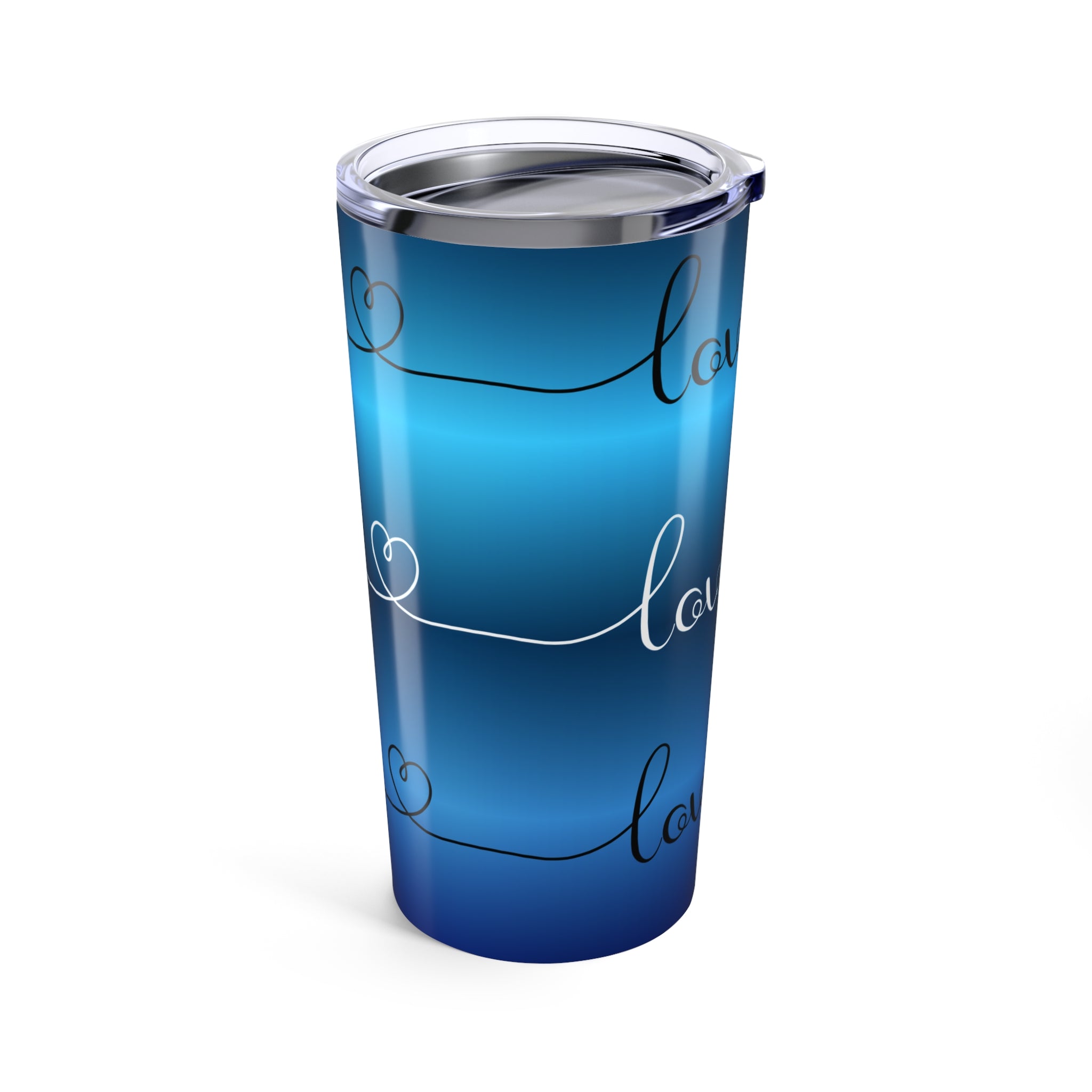 Copy of Love You Pink Gradient 20oz Tumbler — Heart Line Stainless Travel Mug