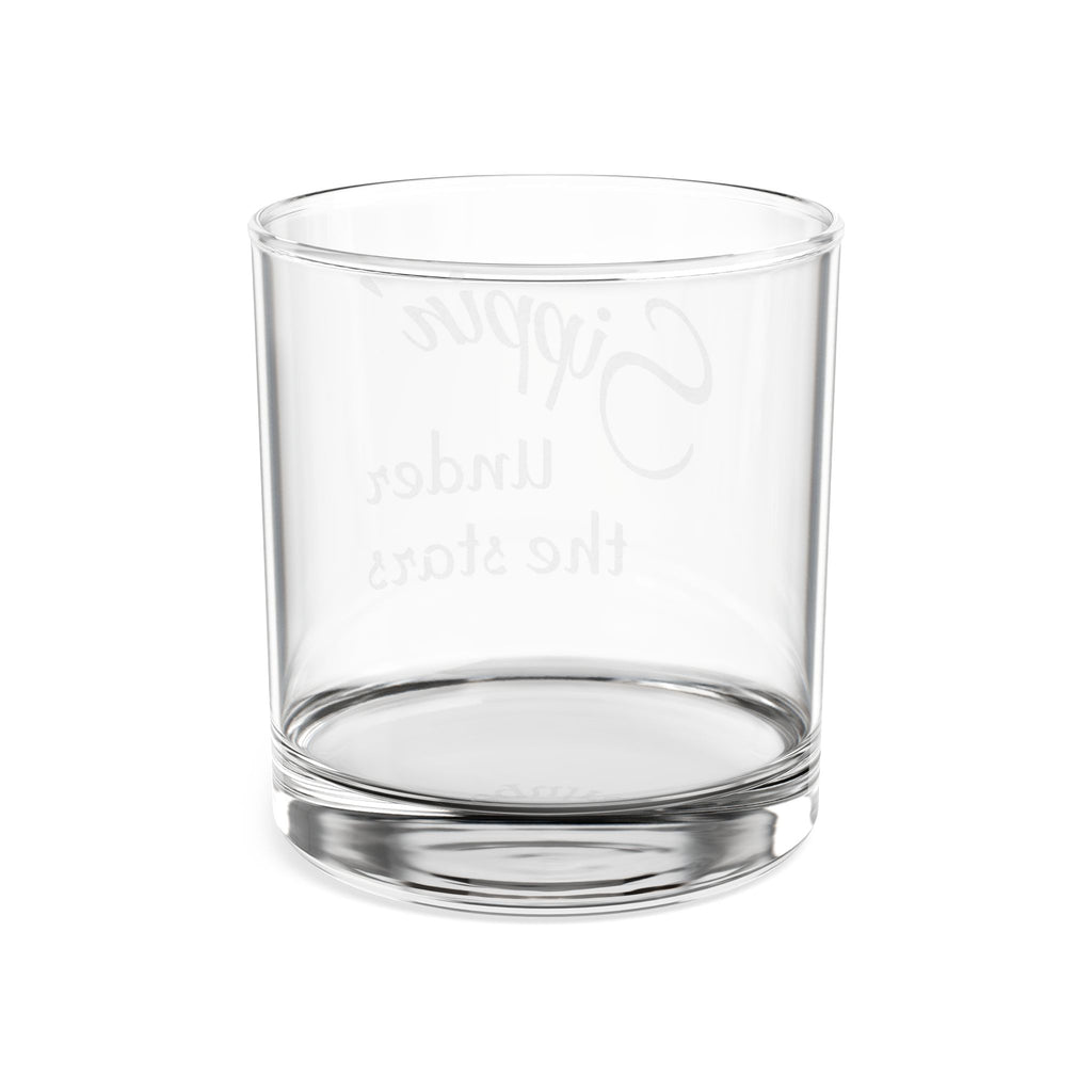 Engraved Whiskey Glass — "Sippin' Under the Stars" 10.5oz