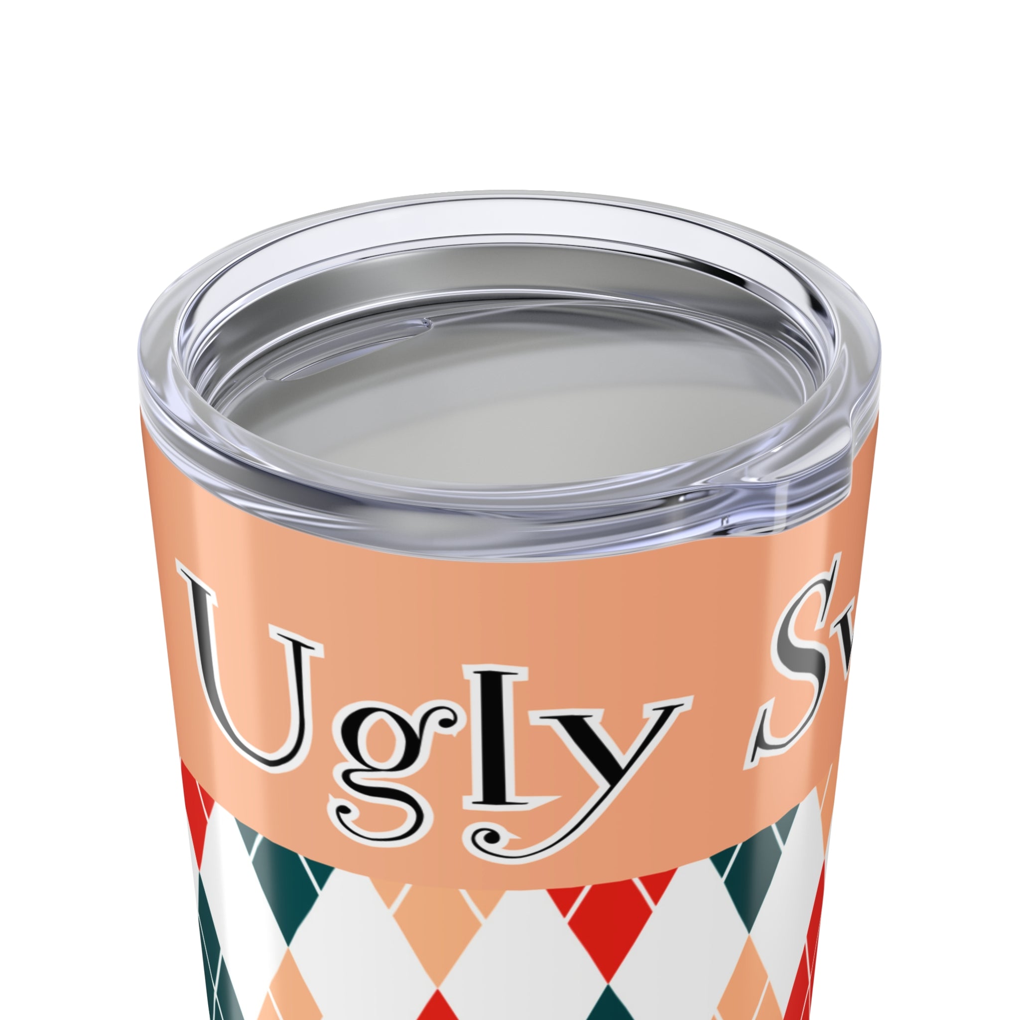 Copy of 20oz Holiday Knit Pattern Tumbler — Funny 'Ugly Sweater, No laundry' Travel Cup