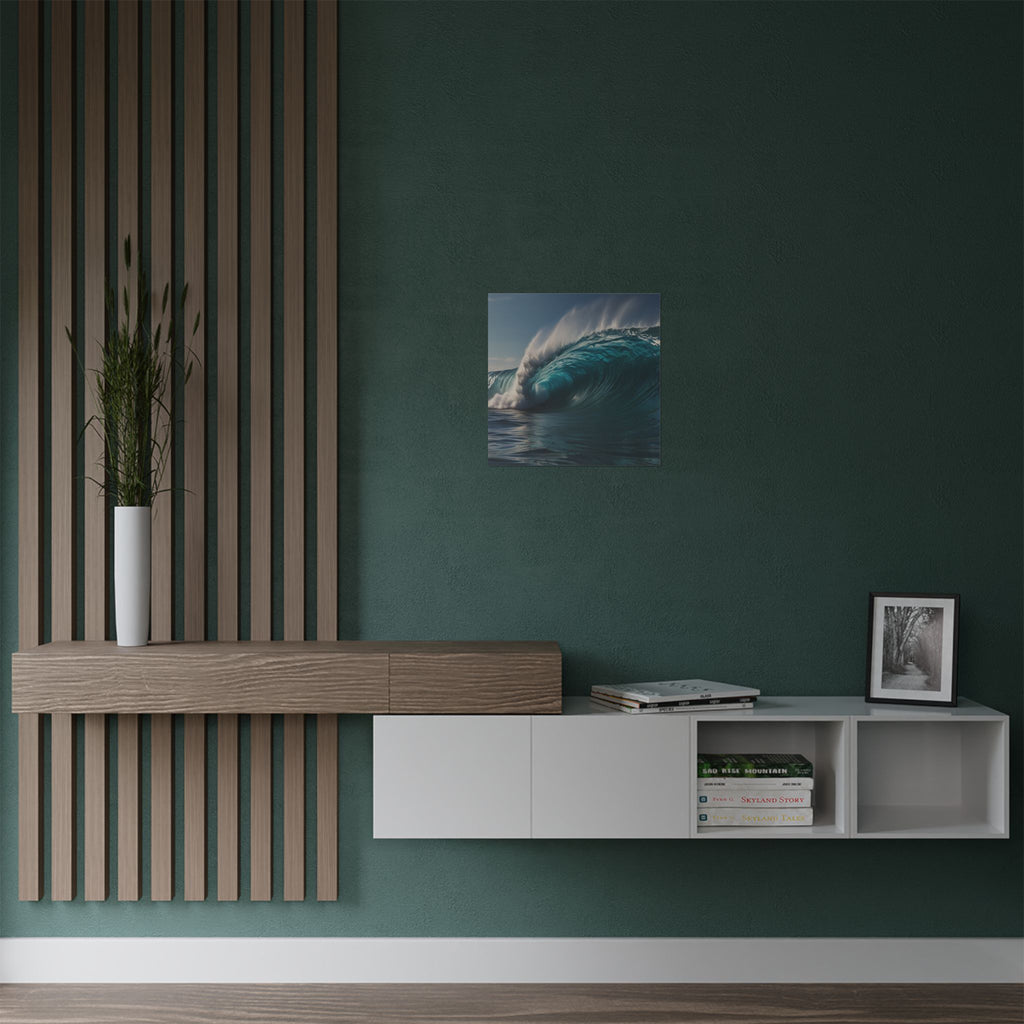 Satin Poster — Ocean Wave Photography Wall Art (300gsm)