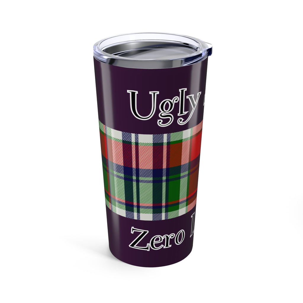Copy of 20oz Holiday Knit Pattern Tumbler — Funny 'Ugly Sweater, No laundry' Travel Cup