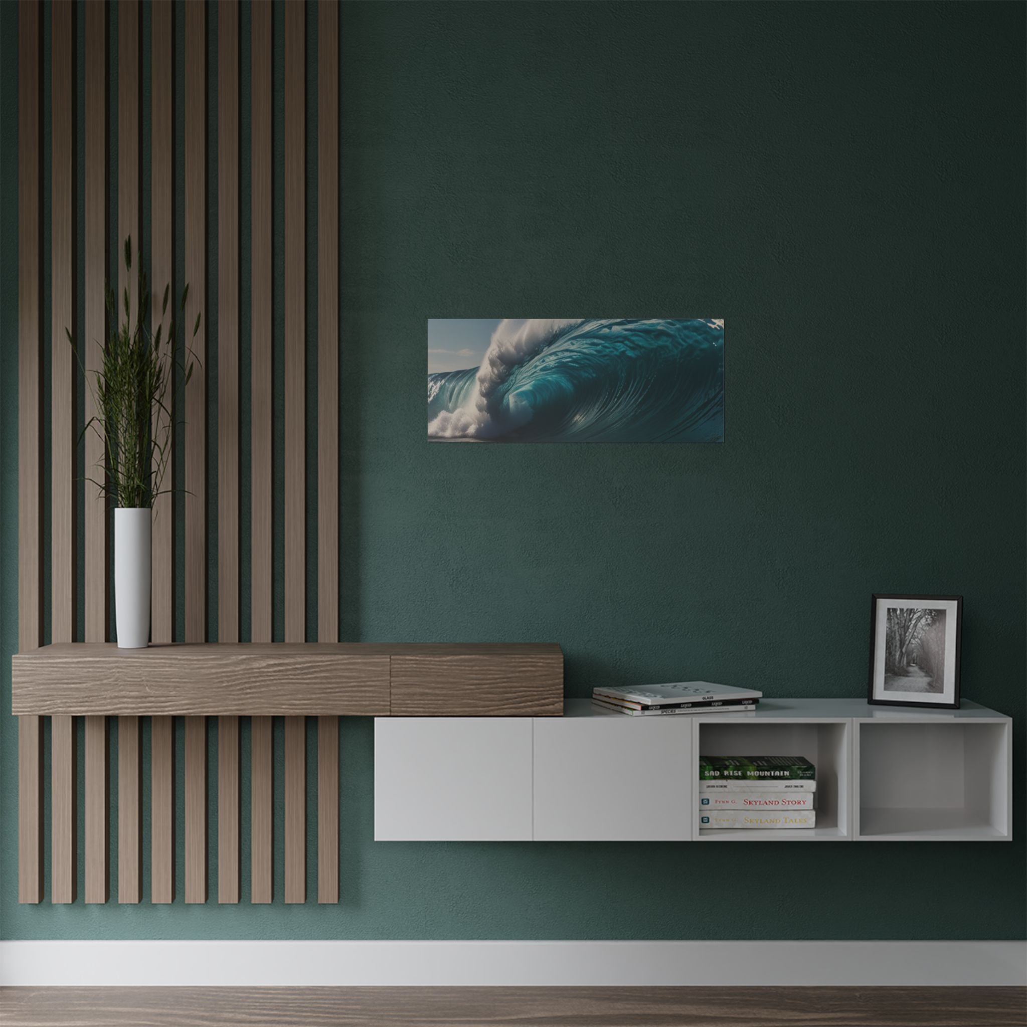 Satin Poster — Ocean Wave Photography Wall Art (300gsm)