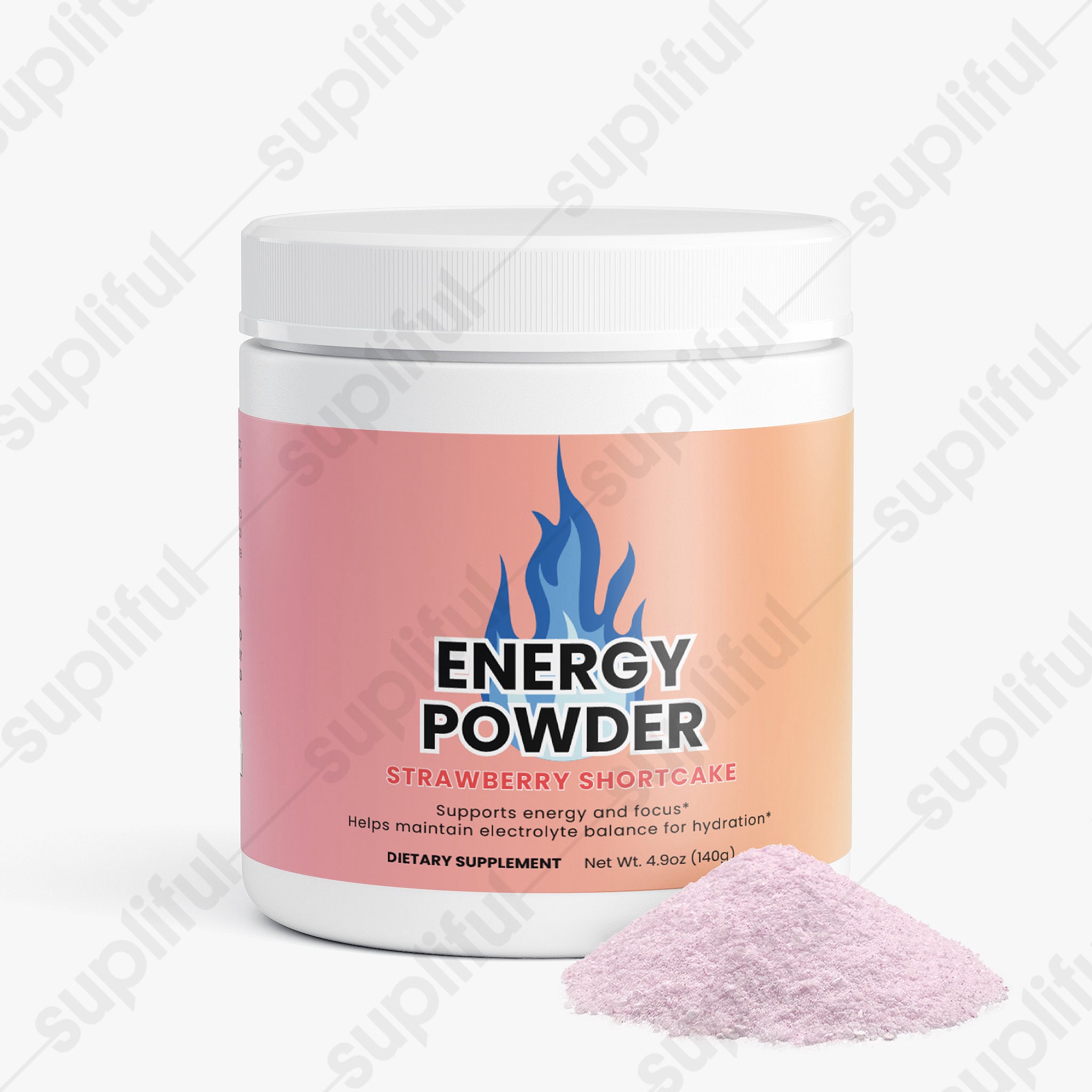 Energy Powder (Strawberry Shortcake)
