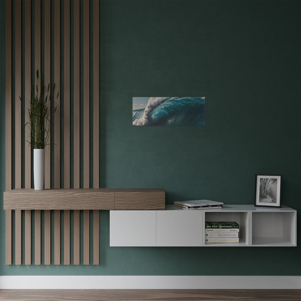 Satin Poster — Ocean Wave Photography Wall Art (300gsm)