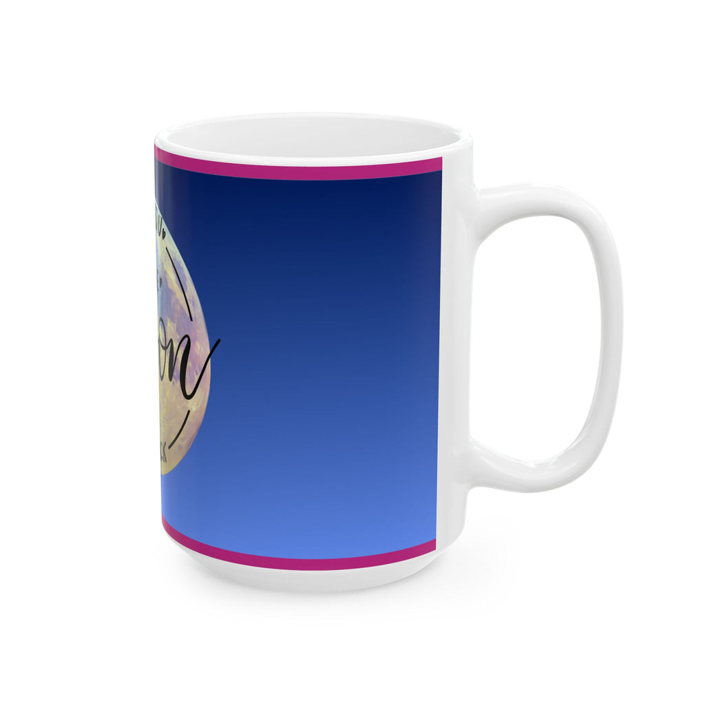 Ceramic Mug - "I Love You to the Moon and Back" Blue Moon Gift Mug (11oz, 15oz)