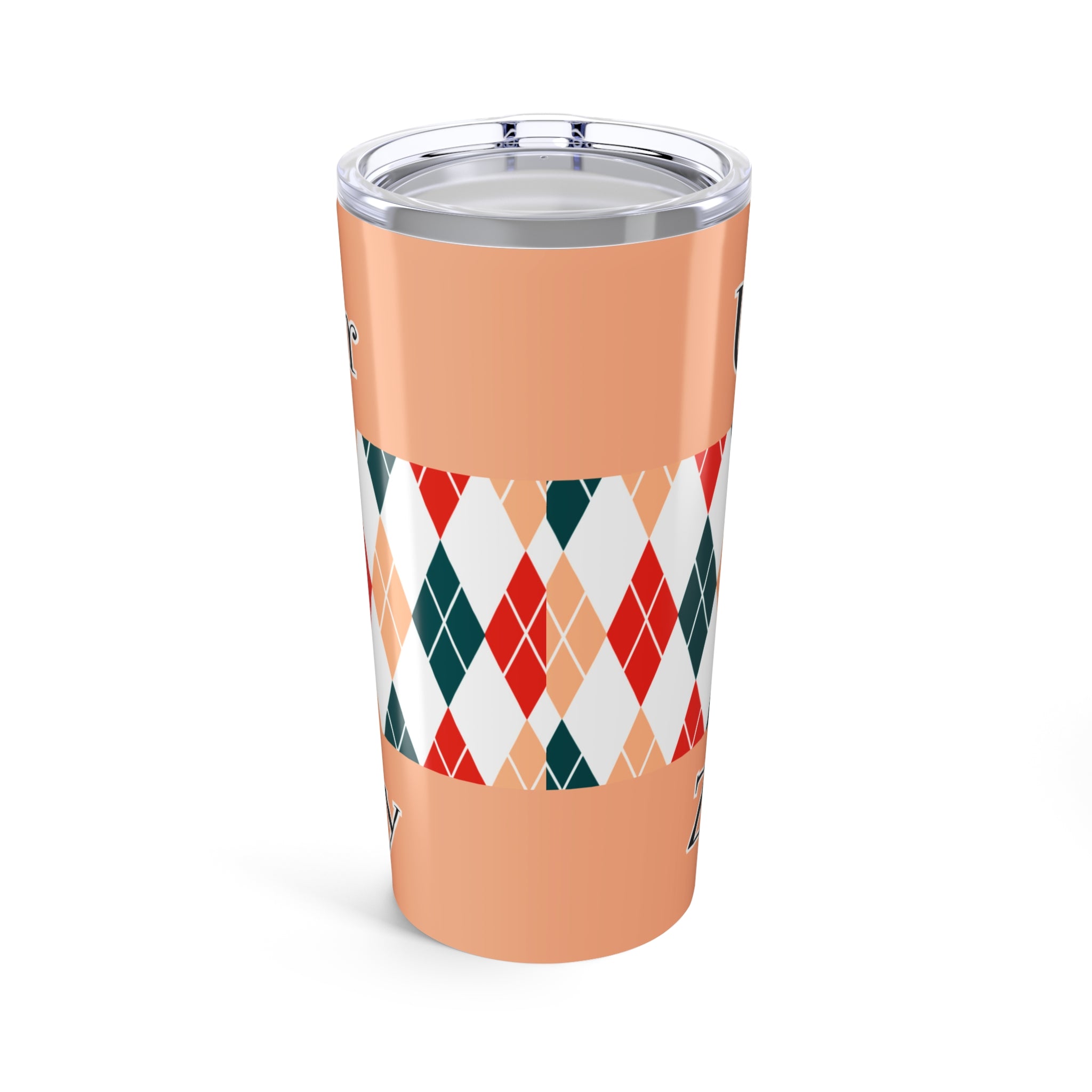 Copy of 20oz Holiday Knit Pattern Tumbler — Funny 'Ugly Sweater, No laundry' Travel Cup