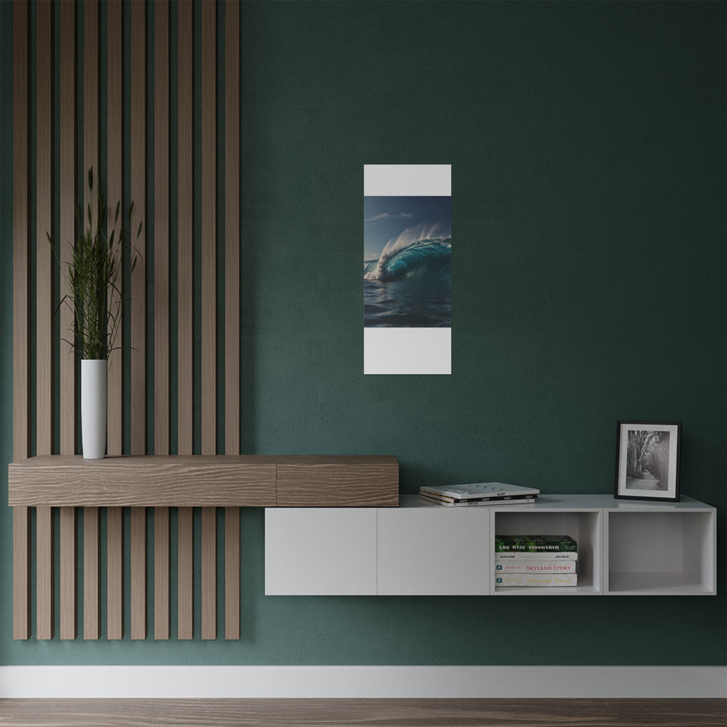 Satin Poster — Ocean Wave Photography Wall Art (300gsm)