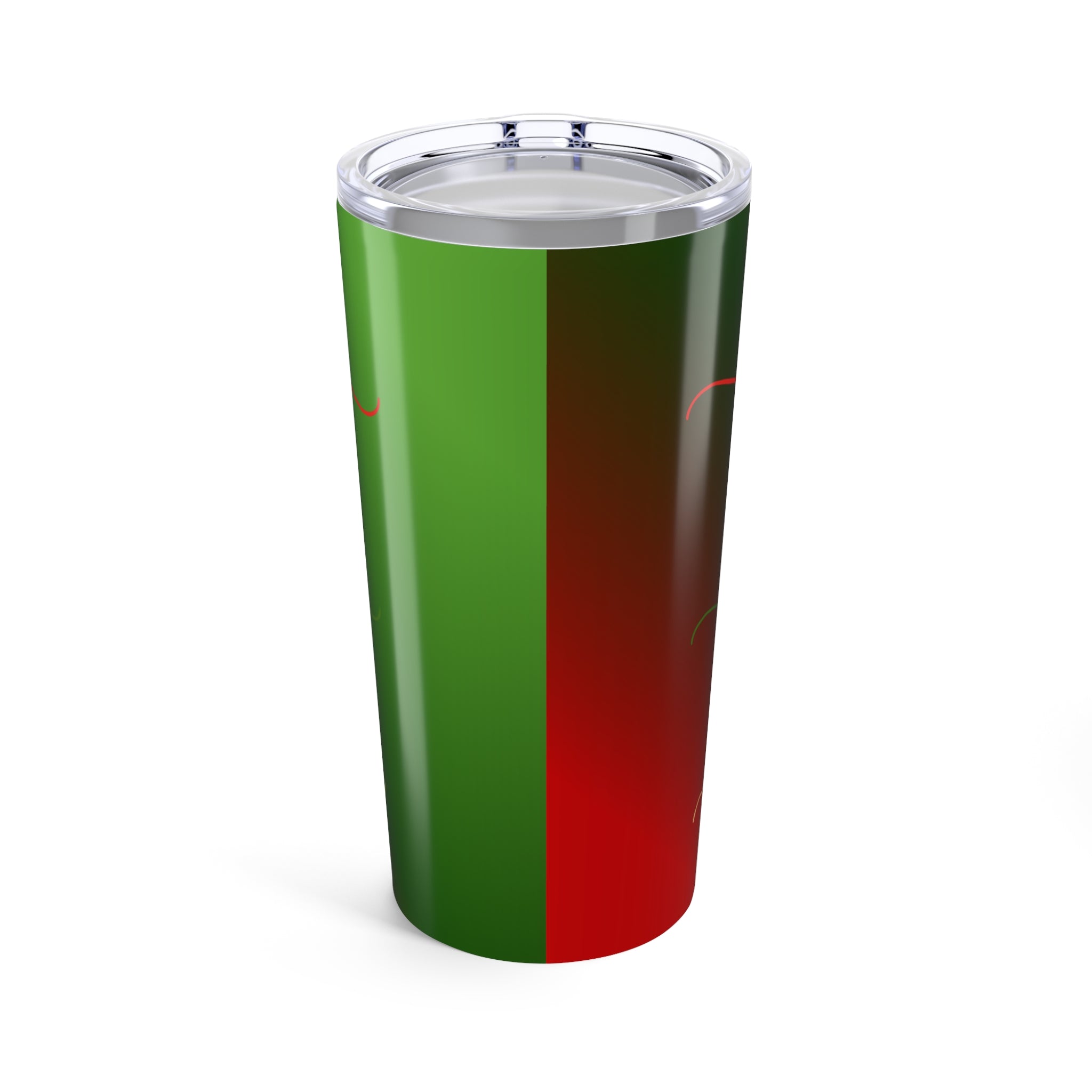 Grateful & Blessed 20oz Tumbler — Thanksgiving Green Red Insulated Travel Cup