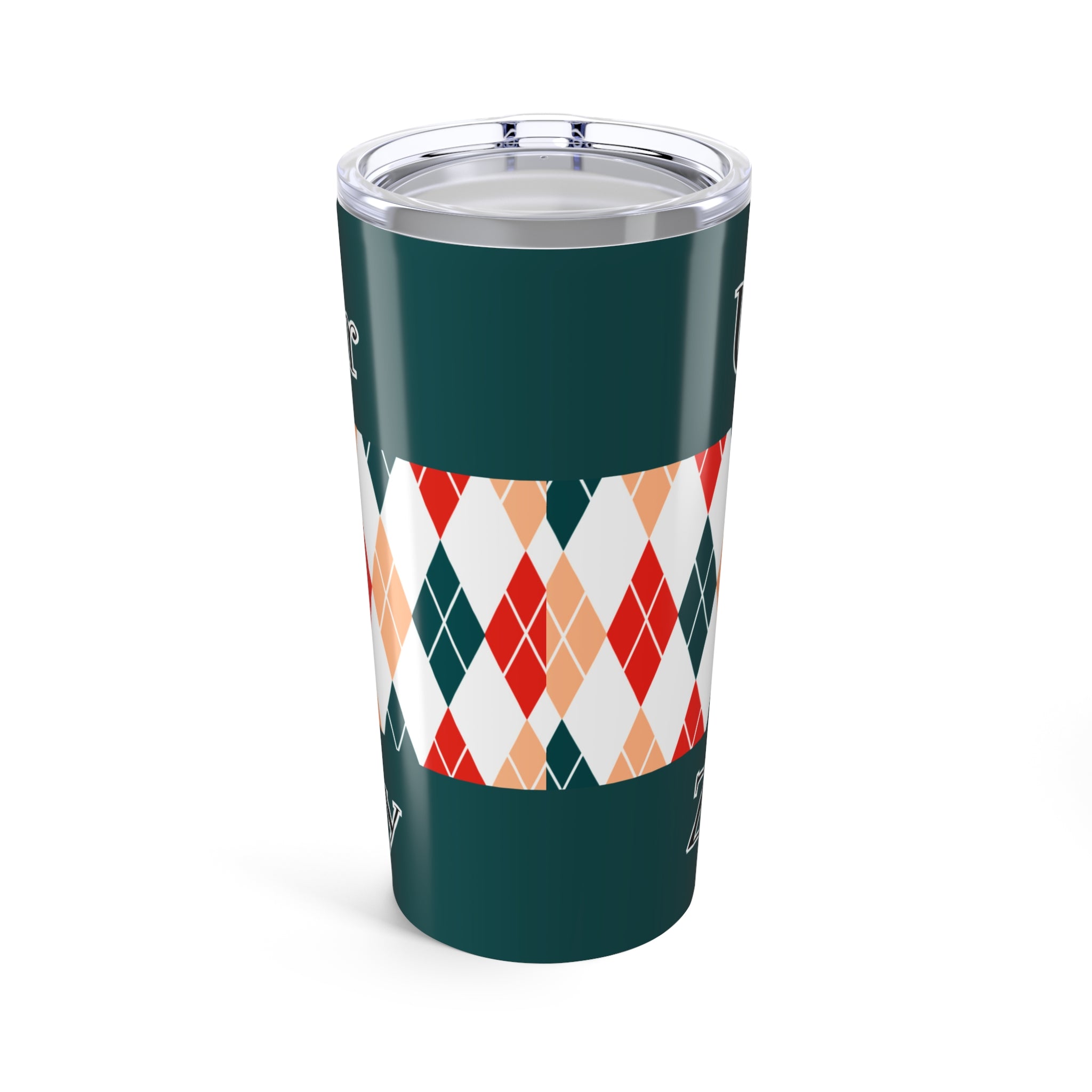 Copy of 20oz Holiday Knit Pattern Tumbler — Funny 'Ugly Sweater, No laundry' Travel Cup