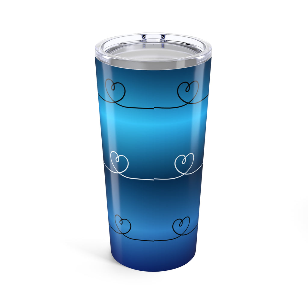 Copy of Love You Pink Gradient 20oz Tumbler — Heart Line Stainless Travel Mug