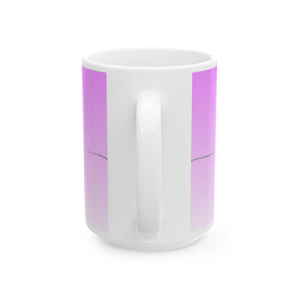 Blessed Ombre Ceramic Mug — Inspirational Pink Gradient Coffee Cup (11oz & 15oz)