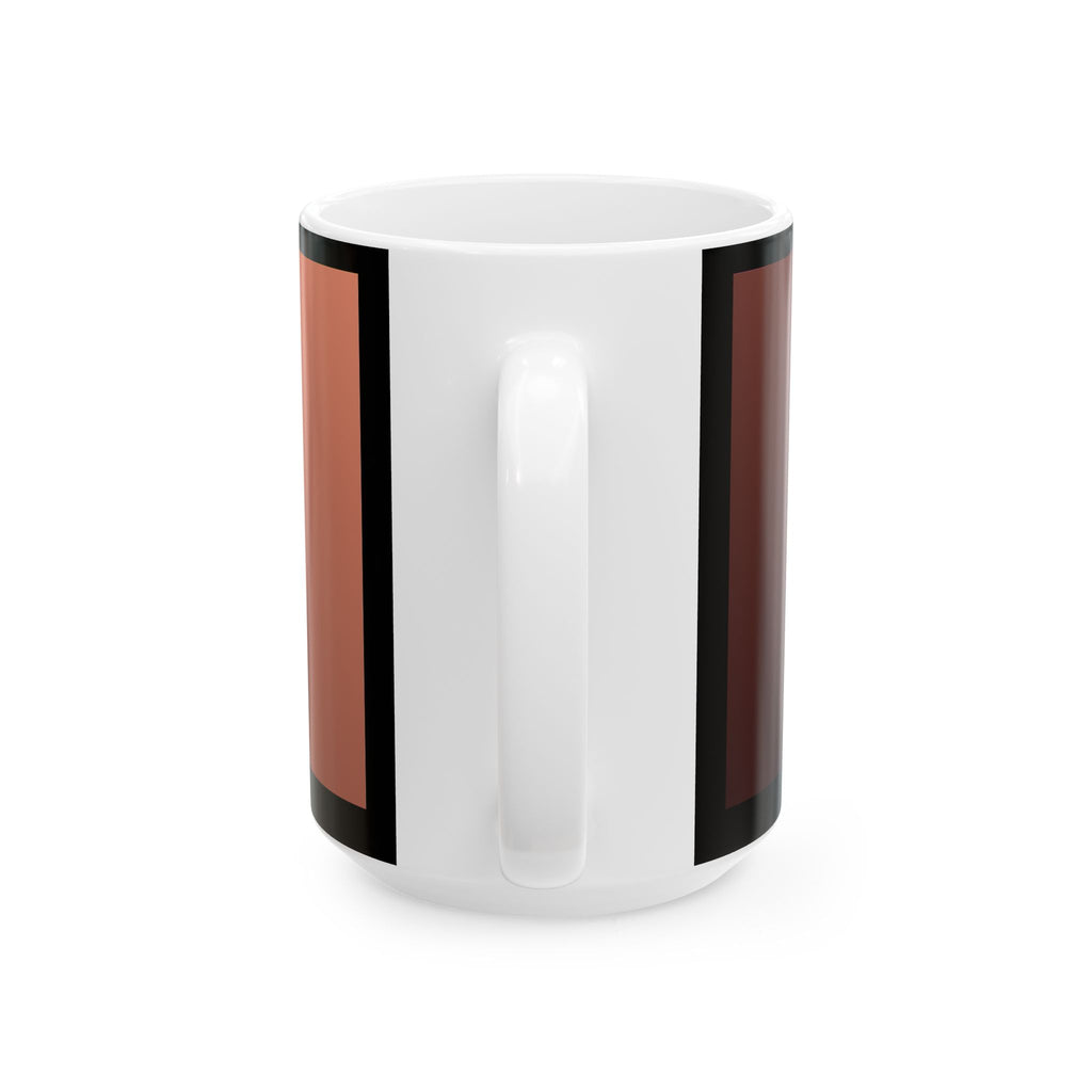 Ceramic Mug – "Grateful for Coffee" Brown & Gold Coffee Lover Gift (11oz, 15oz)