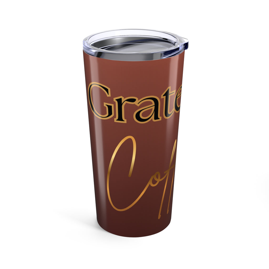 Grateful Coffee 20oz Tumbler — Fall-Inspired Insulated Travel Cup