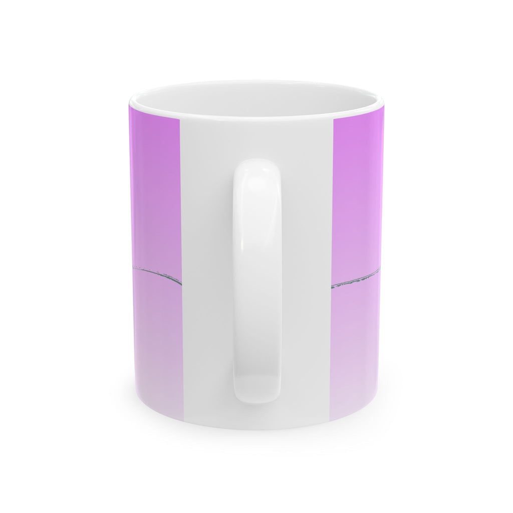 Blessed Ombre Ceramic Mug — Inspirational Pink Gradient Coffee Cup (11oz & 15oz)