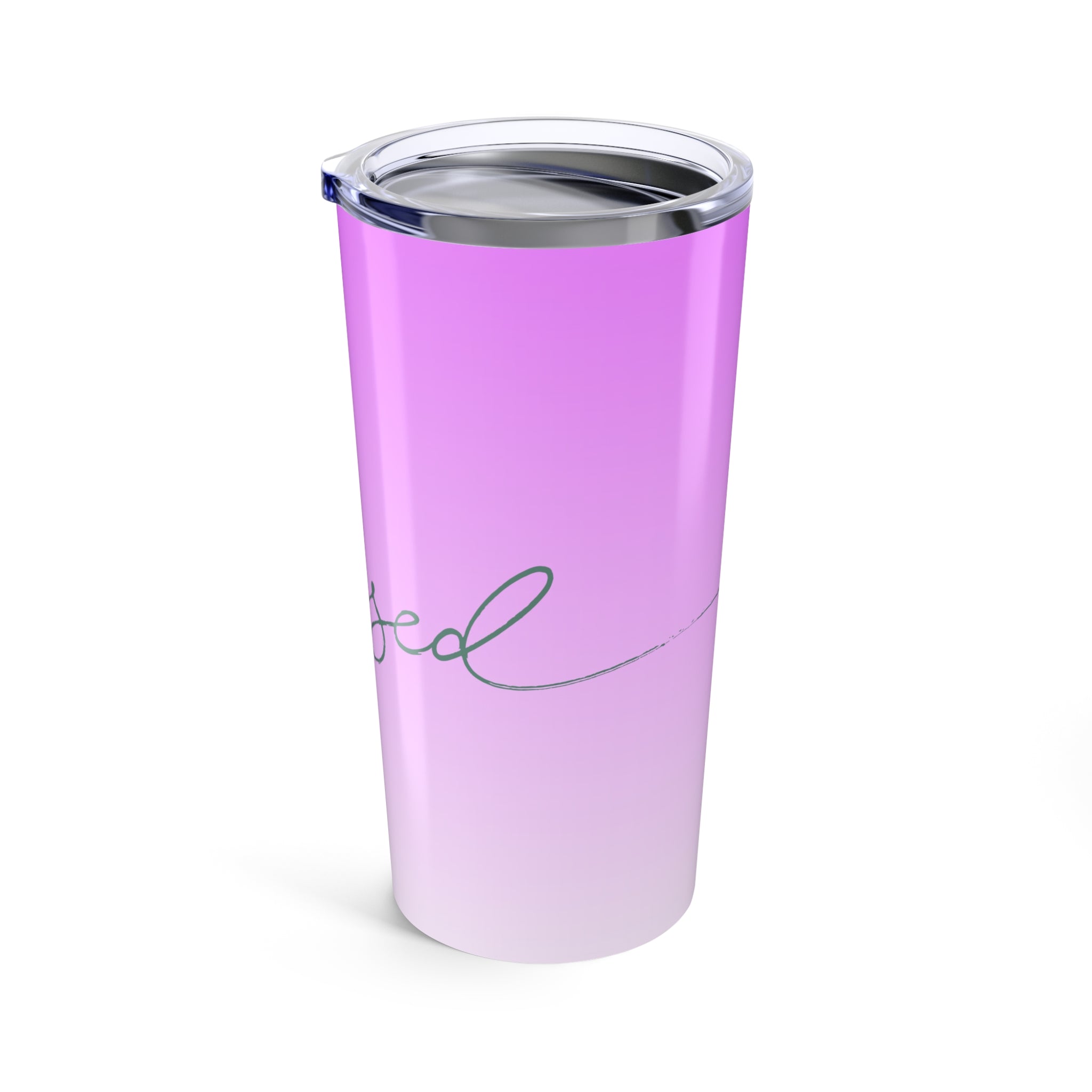 Blessed 20oz Tumbler — Pink Ombre Insulated Travel Cup