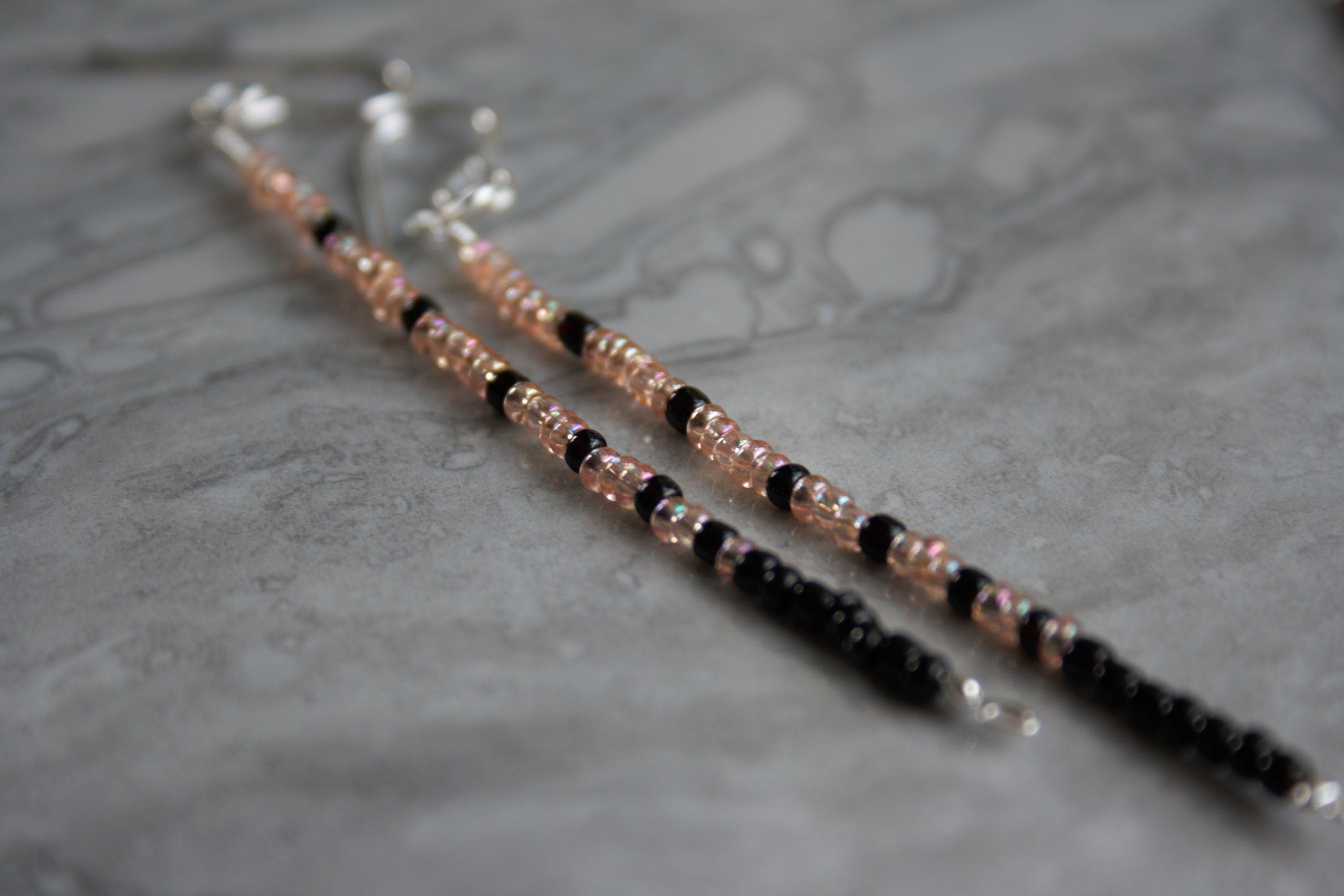 Handmade Beaded Glass Seed Earrings – Boho Minimalist Jewelry, Lightweight & Dainty Gift for Women