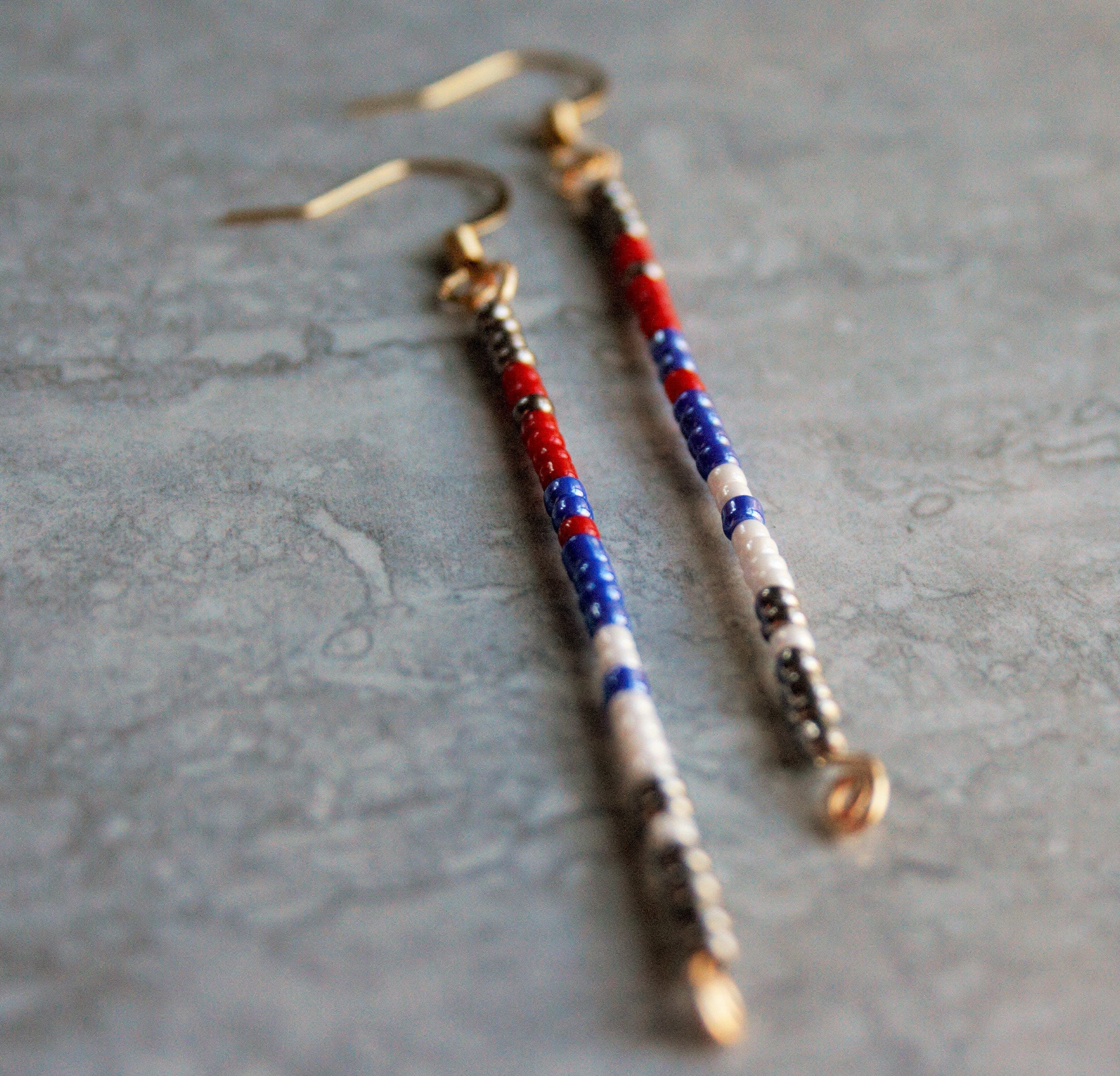 Handmade Beaded Glass Seed Earrings – Boho Minimalist Jewelry, Lightweight & Dainty Gift for Women