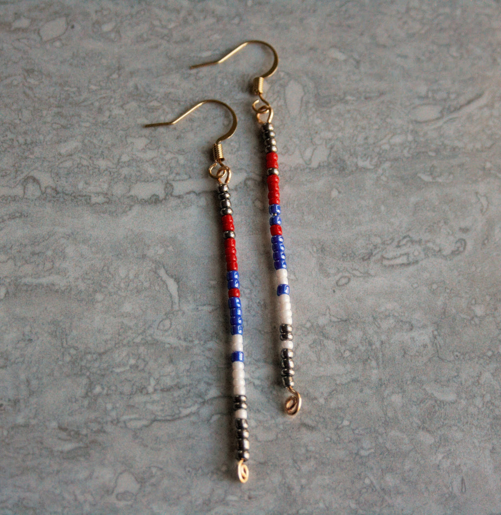 Handmade Beaded Glass Seed Earrings – Boho Minimalist Jewelry, Lightweight & Dainty Gift for Women