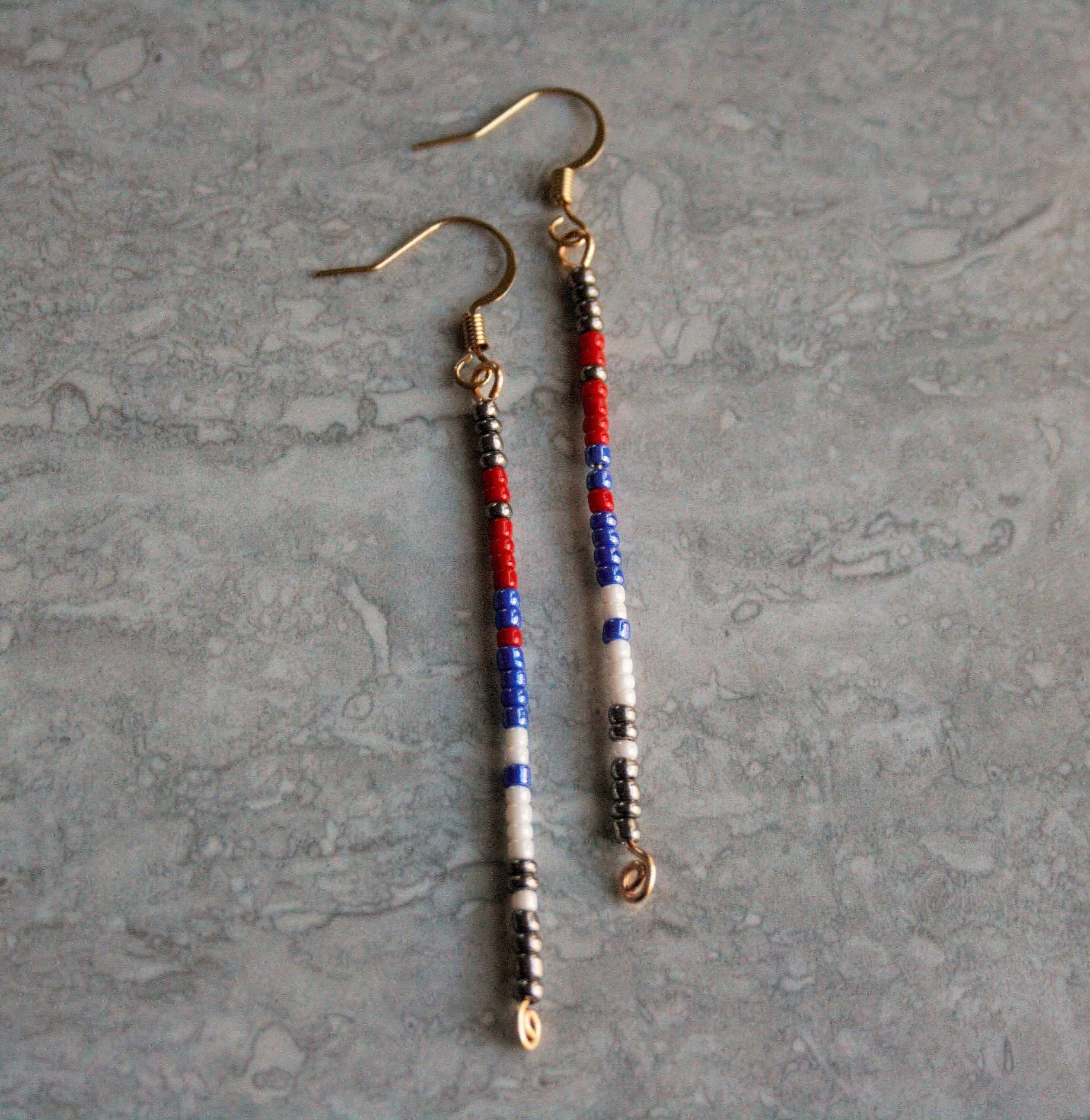 Handmade Beaded Glass Seed Earrings – Boho Minimalist Jewelry, Lightweight & Dainty Gift for Women