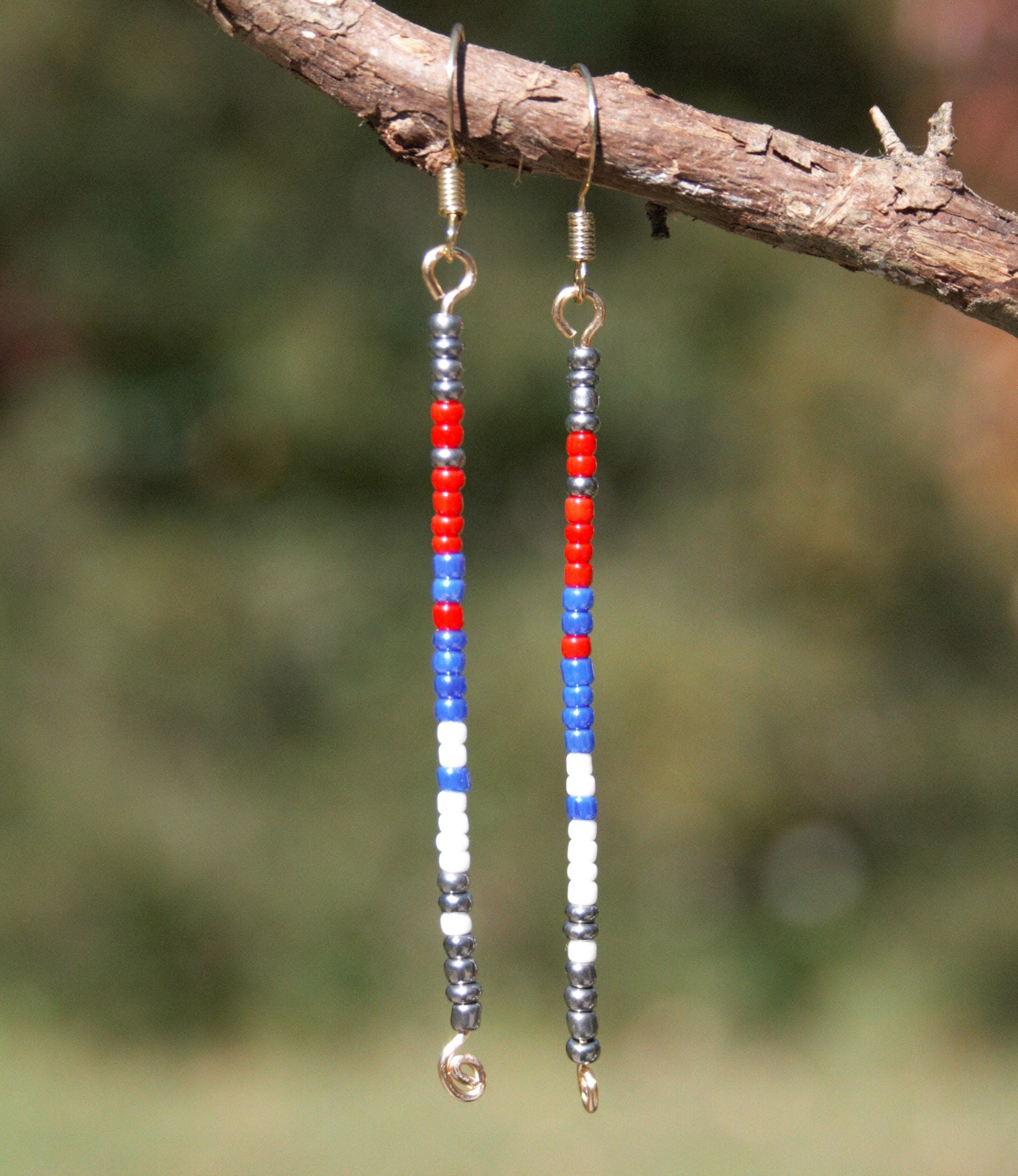 Handmade Beaded Glass Seed Earrings – Boho Minimalist Jewelry, Lightweight & Dainty Gift for Women