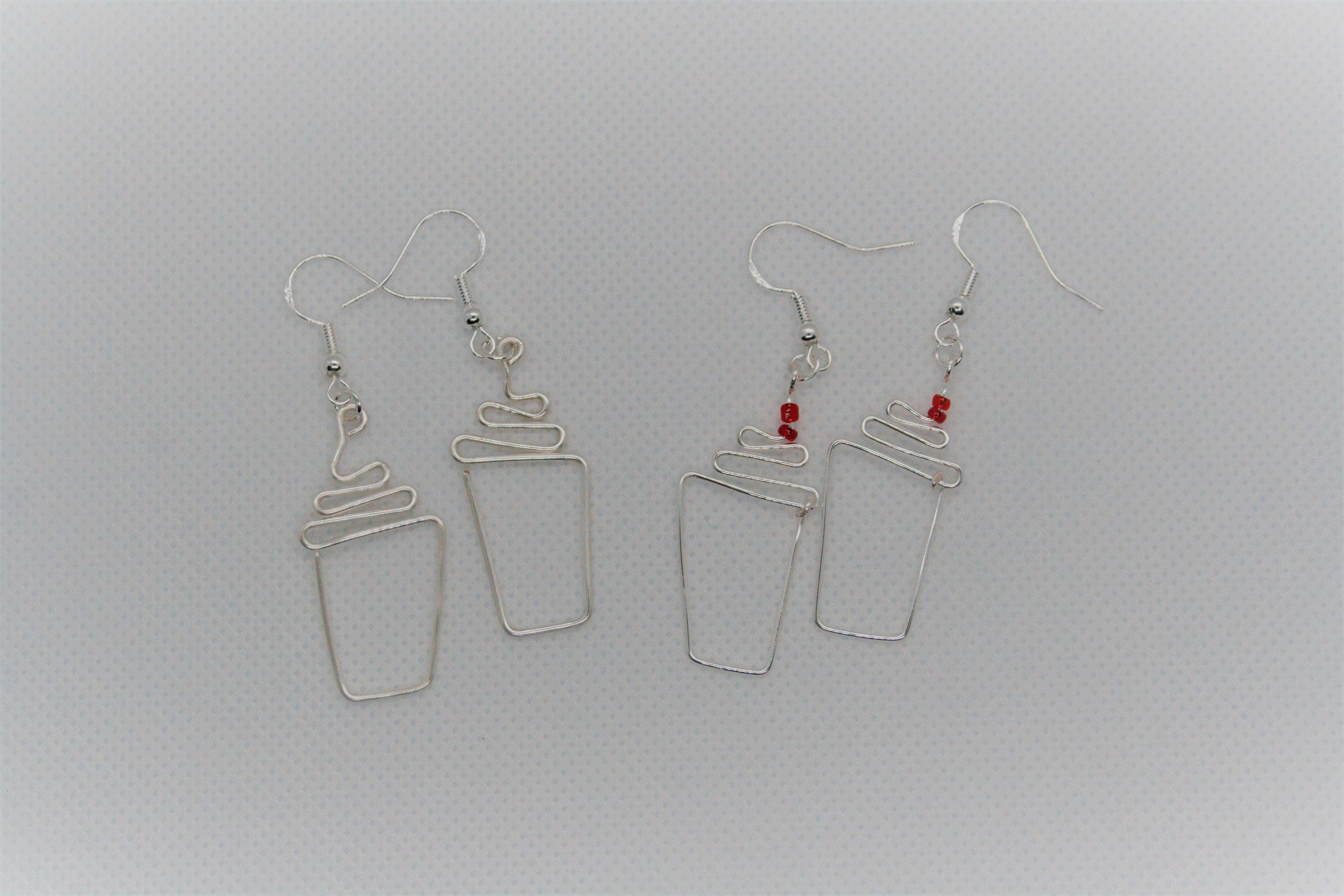 Beautiful Coffee cup earrings / Starbucks earrings / Dunkin donuts / teacup and coffee cup earrings / Large coffee earrings