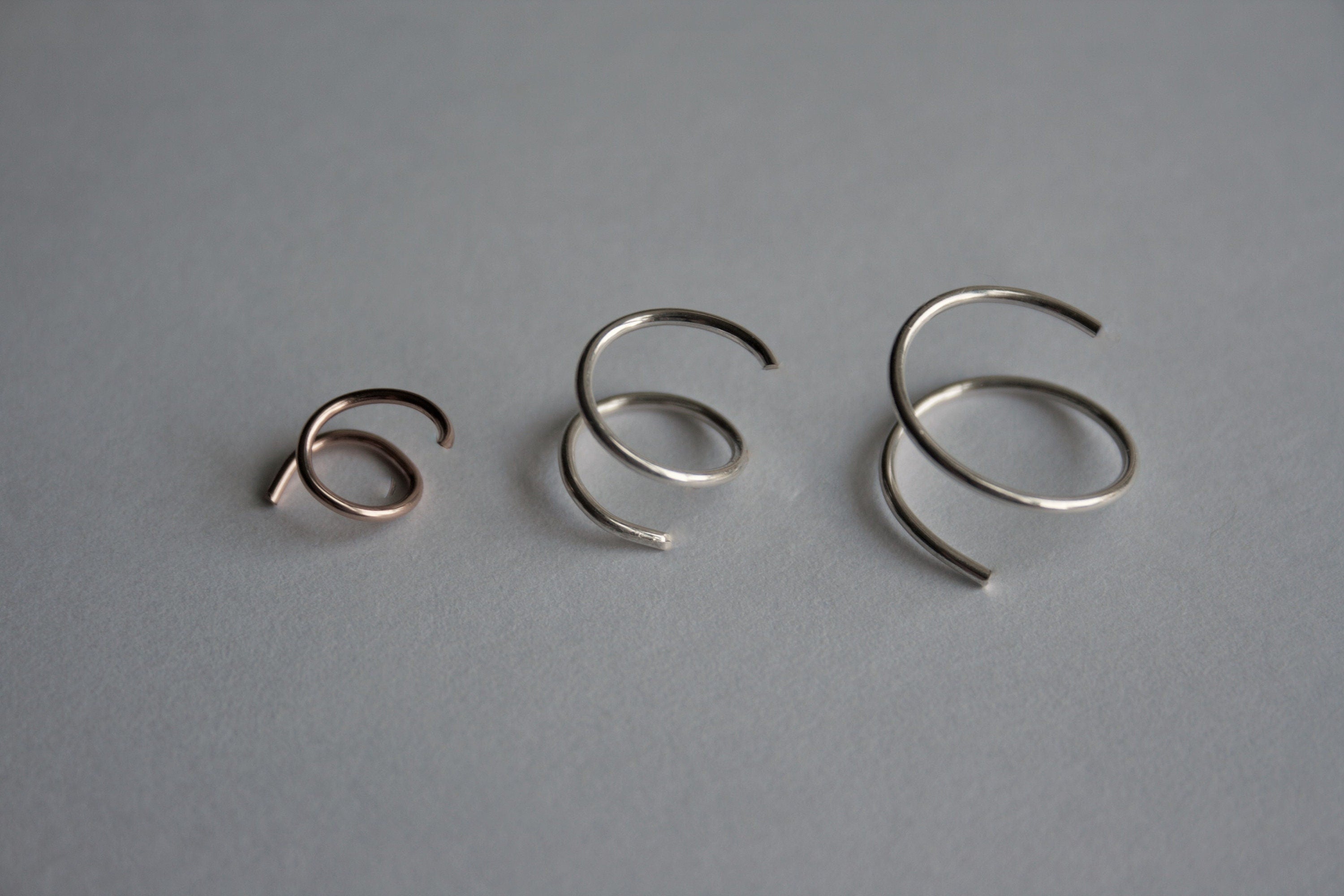 Threader Earrings / Minimalist Earrings / Silver earrings / Dainty Earrings / Gold earrings / Double Threader earrings / Free u.s shipping