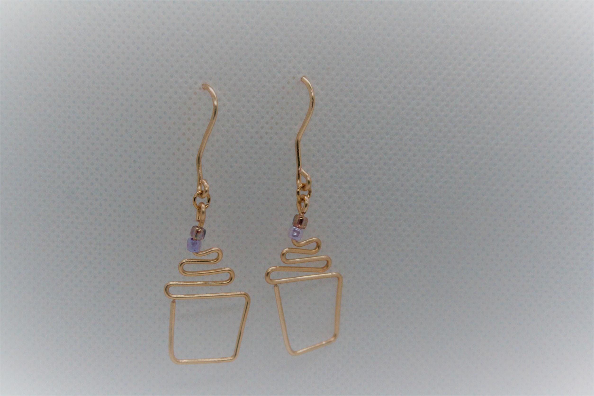 Dainty Cupcake earrings / Cake earrings / Dunkin donuts / Silver Earrings / Sprinkles / Earrings dangle / Hand-crafted / Artisan Earrings