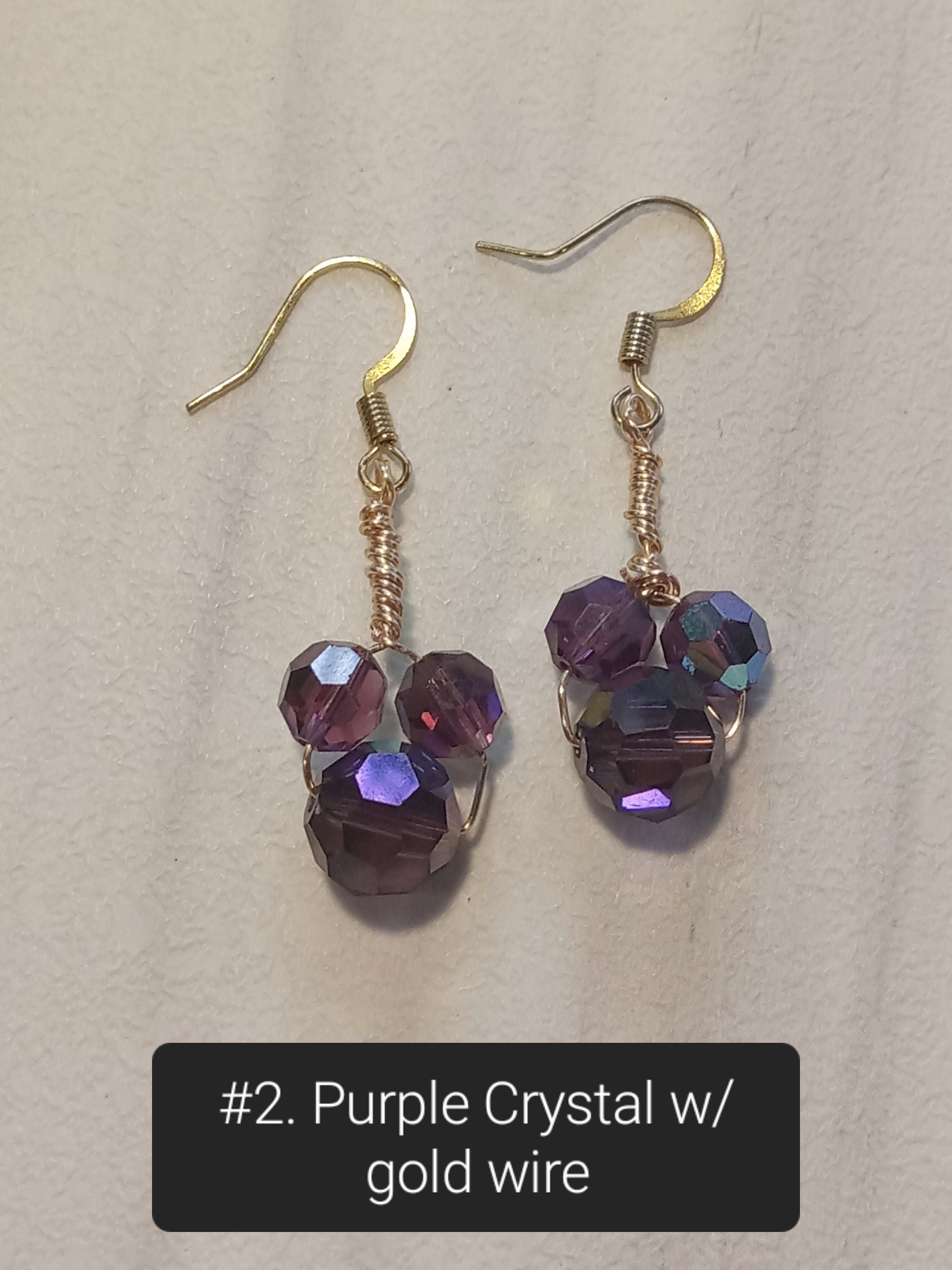 Handmade Minnie & Mickey Dangle Earrings / Crystal and Glass Beads / Unique Artisan Jewelry for Disney Fans / One of a kind