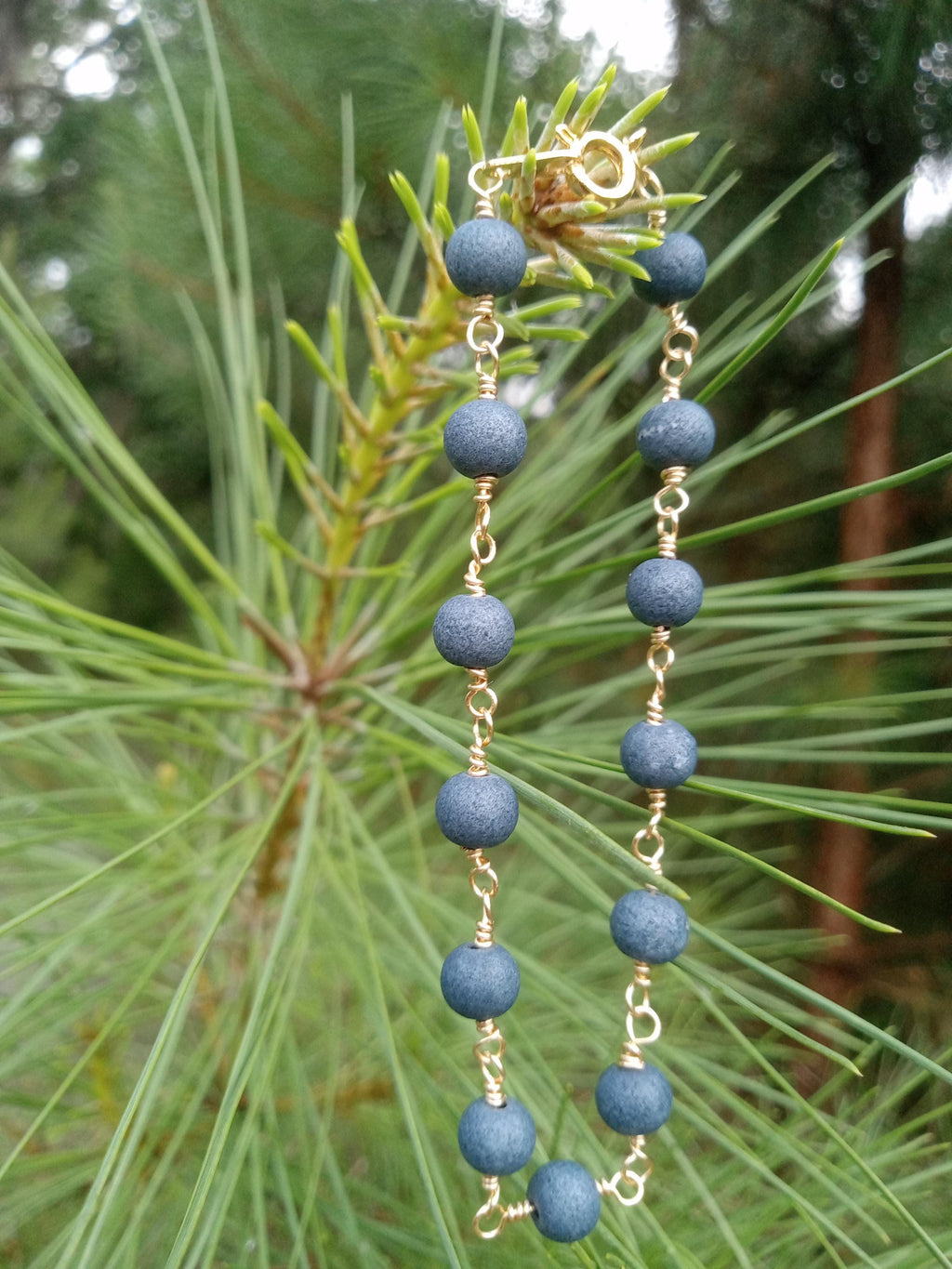 Handmade Petite Gold Wire & Glass Beaded Bracelet or Necklace – Minimalist, Dainty Jewelry for Everyday Wear or Gift Giving, Boho Jewelry