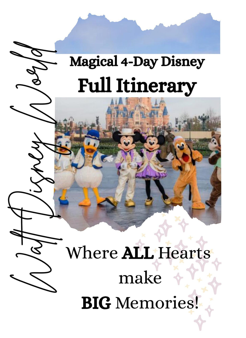 4-Day Disney Escape: Effortless Planning for Hotels, Rides, Dining & Magic Includes 10 Page fillable planner and Bonus tips, Save Hours