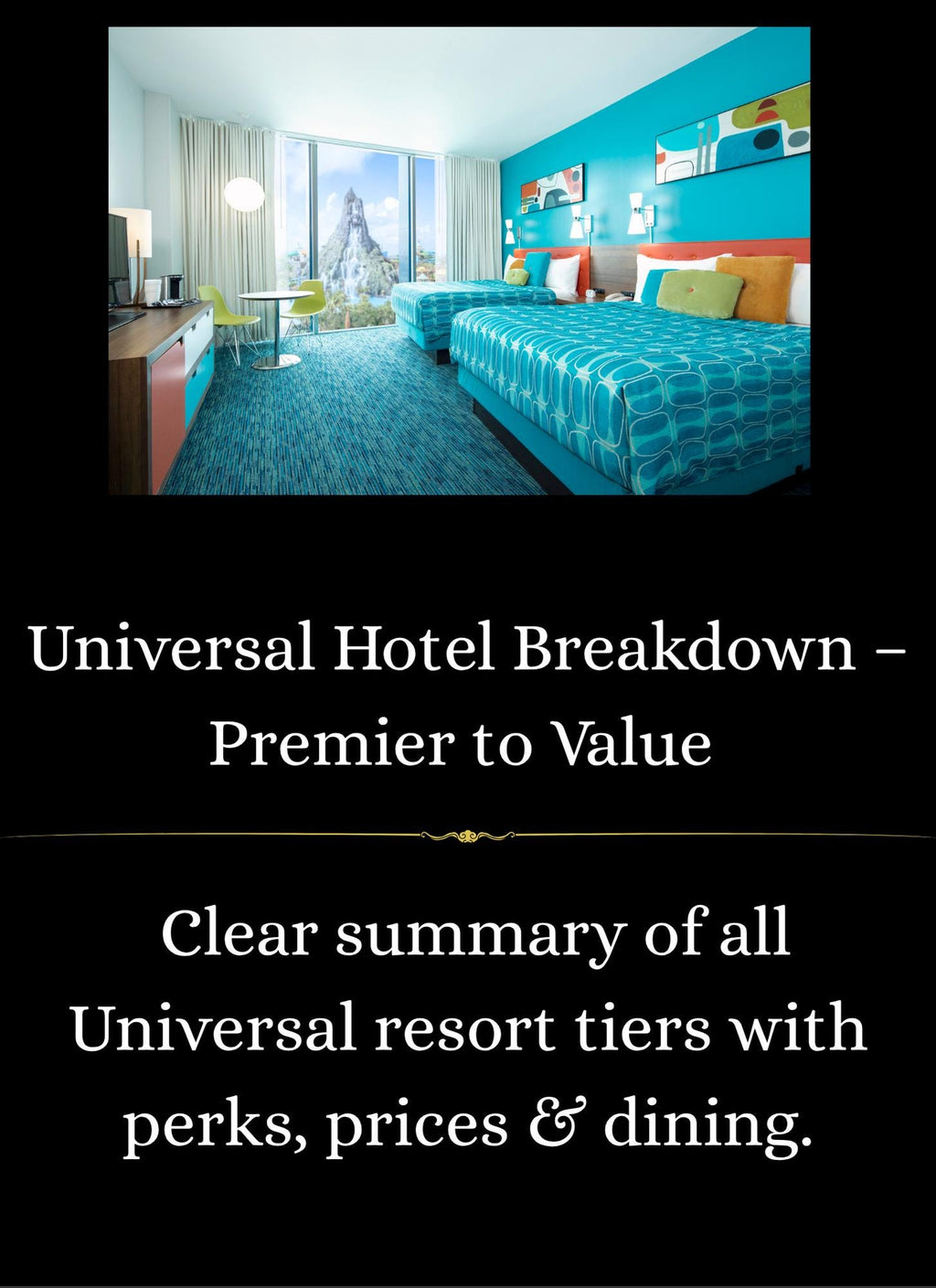 Universal Orlando Vacation Guide | 3-Day Itinerary + Hotels, Dining, VIP Tips & Checklist | Family-Friendly Printable Planner