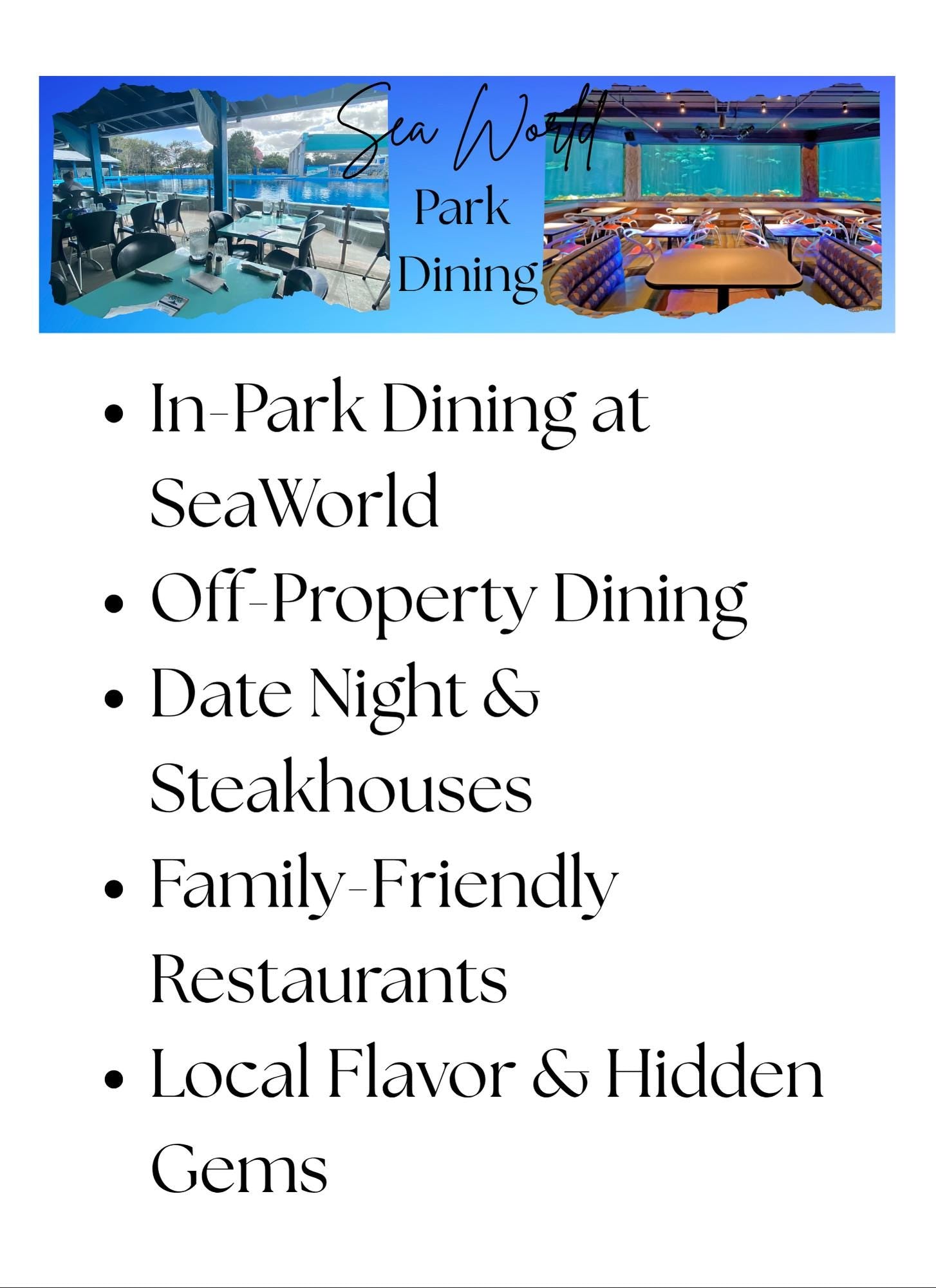 SeaWorld Orlando Travel Guide: Hotels, Dining & Hidden Gems (Printable PDF with Links
