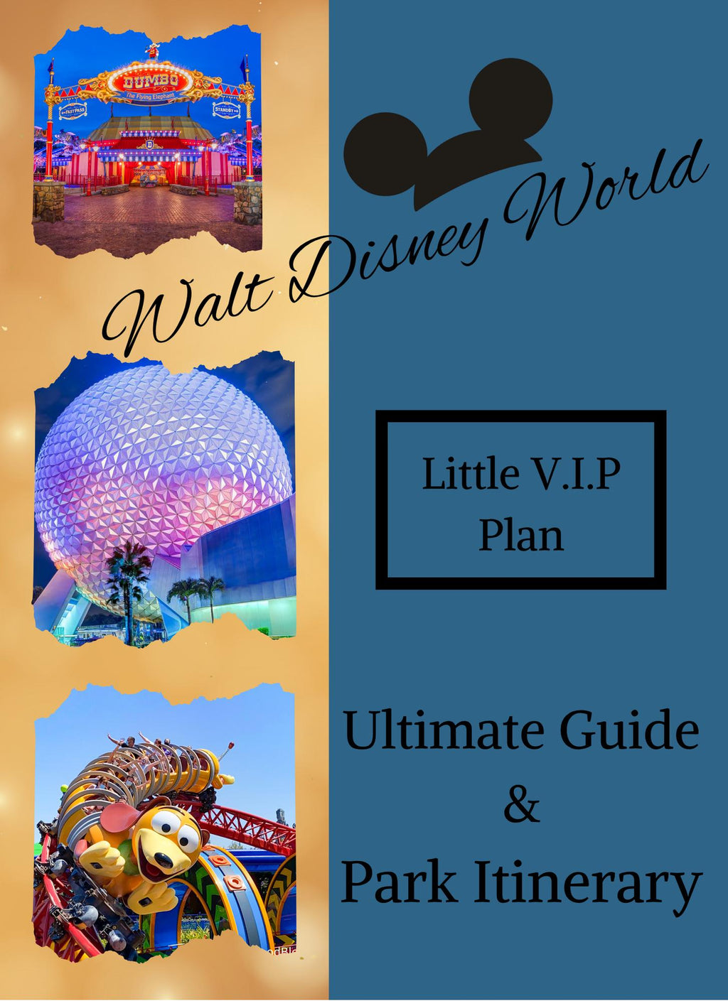 Little VIP's Disney Itinerary | Stress-Free Disney Plan for Families 4 Days Included | Park Strategies, Insider Delights | Download & links
