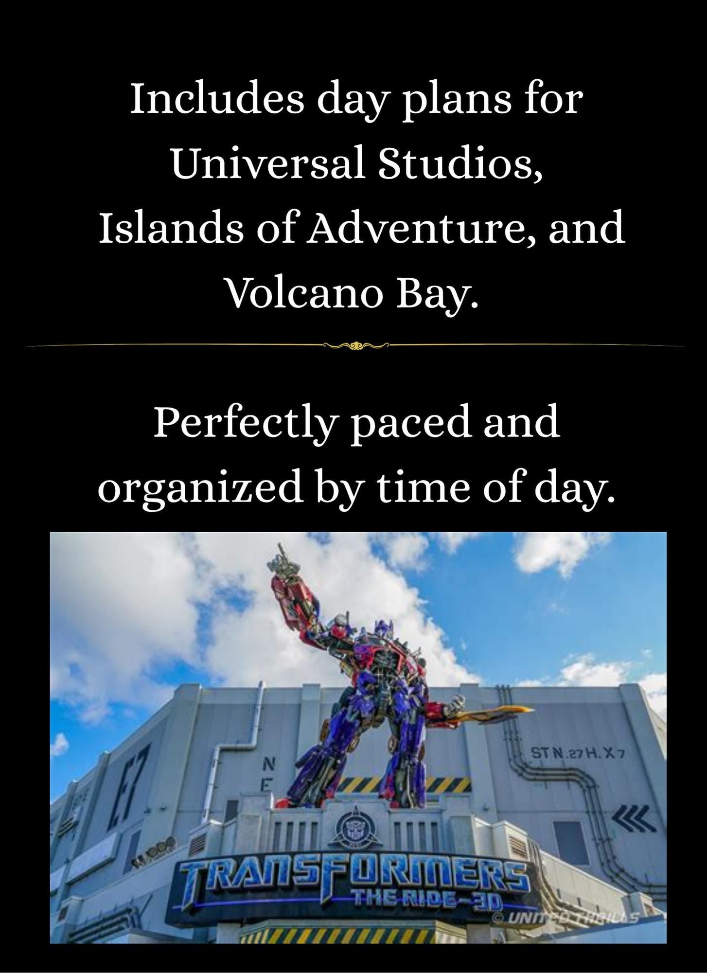 Universal Orlando Vacation Guide | 3-Day Itinerary + Hotels, Dining, VIP Tips & Checklist | Family-Friendly Printable Planner