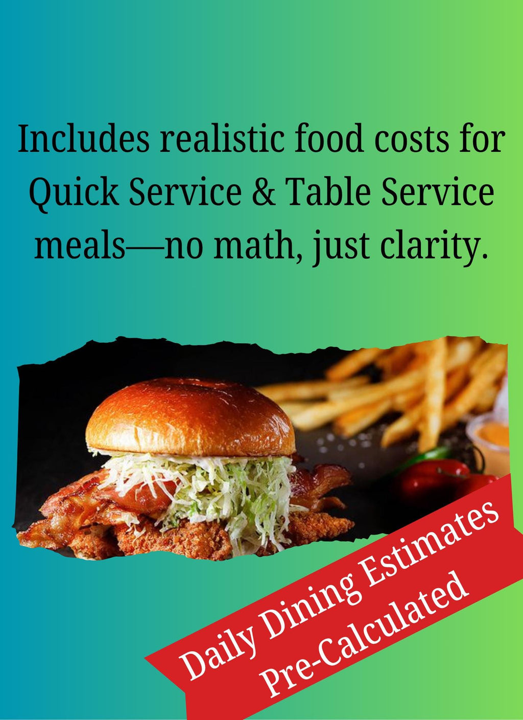 Orlando Theme Park Budget Planner: Disney, Universal, SeaWorld, Legoland (Digital Download)