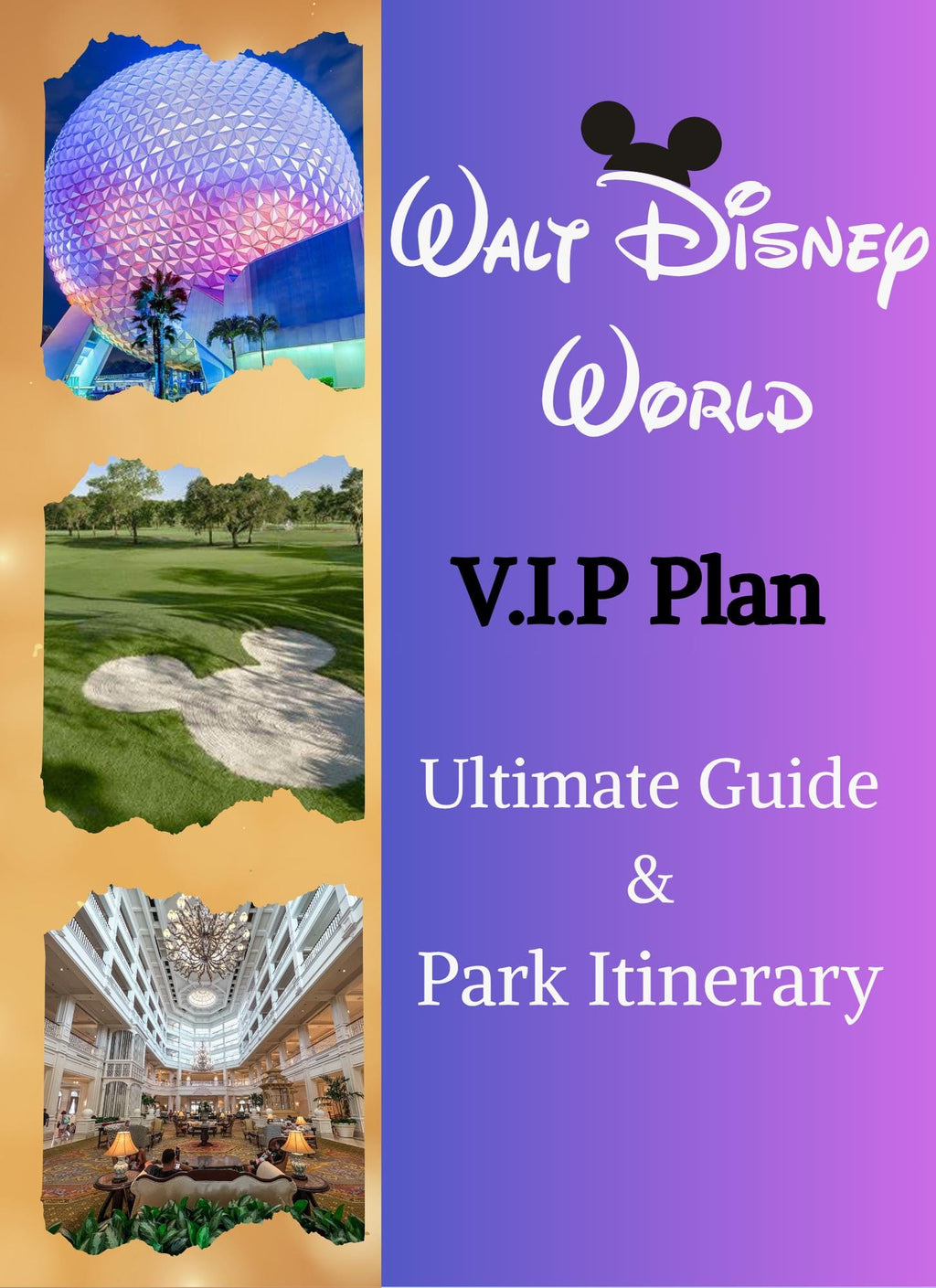 Luxurious Disney Vacation - Curated VIP Itinerary stress Free - Travel Bundle, Dining, Parks, Spa, Golf - Custom Guide with Water Parks inc.