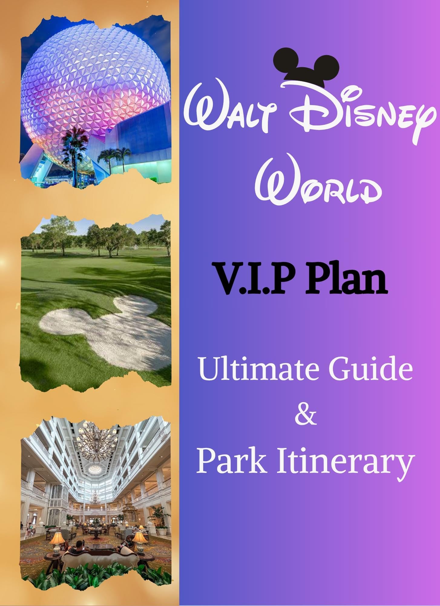 Luxurious Disney Vacation - Curated VIP Itinerary stress Free - Travel Bundle, Dining, Parks, Spa, Golf - Custom Guide with Water Parks inc.