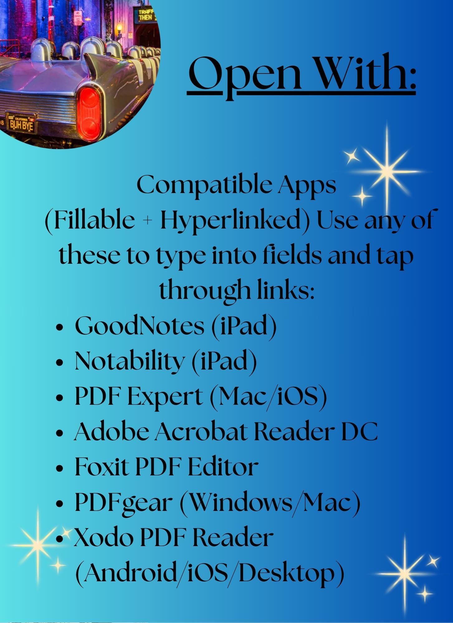 Disney World Digital Planner - 28 Fillable & Hyperlinked Pages Includes All Dining and rides for all 4 Parks- Instant PDF Download or Print