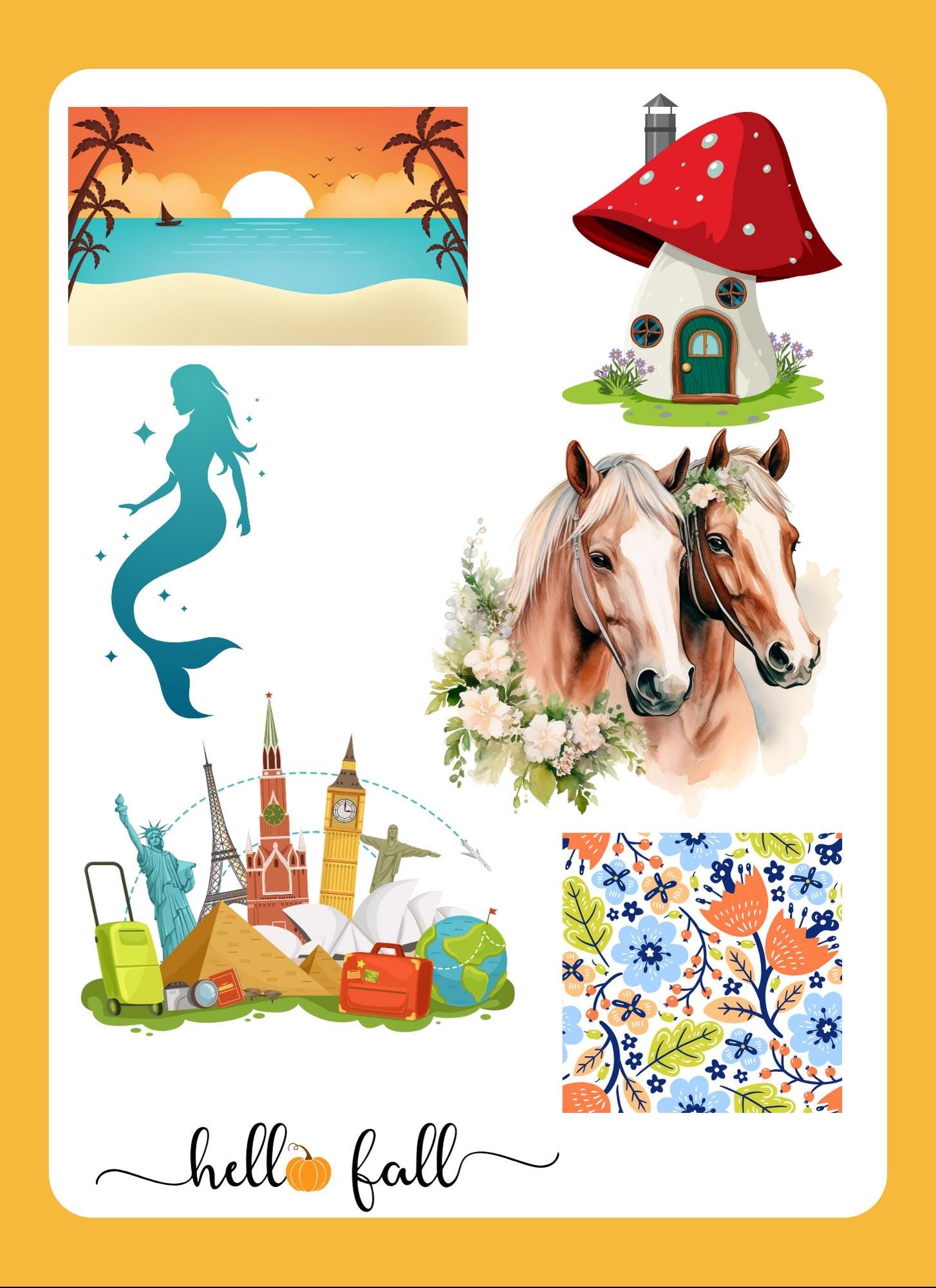 Floral - Themed Savings Challenge | 14-Page Digital PNG | Cash Stuffing Budget Tracker with 27 Envelope Cut-Outs A6 size Instant Download