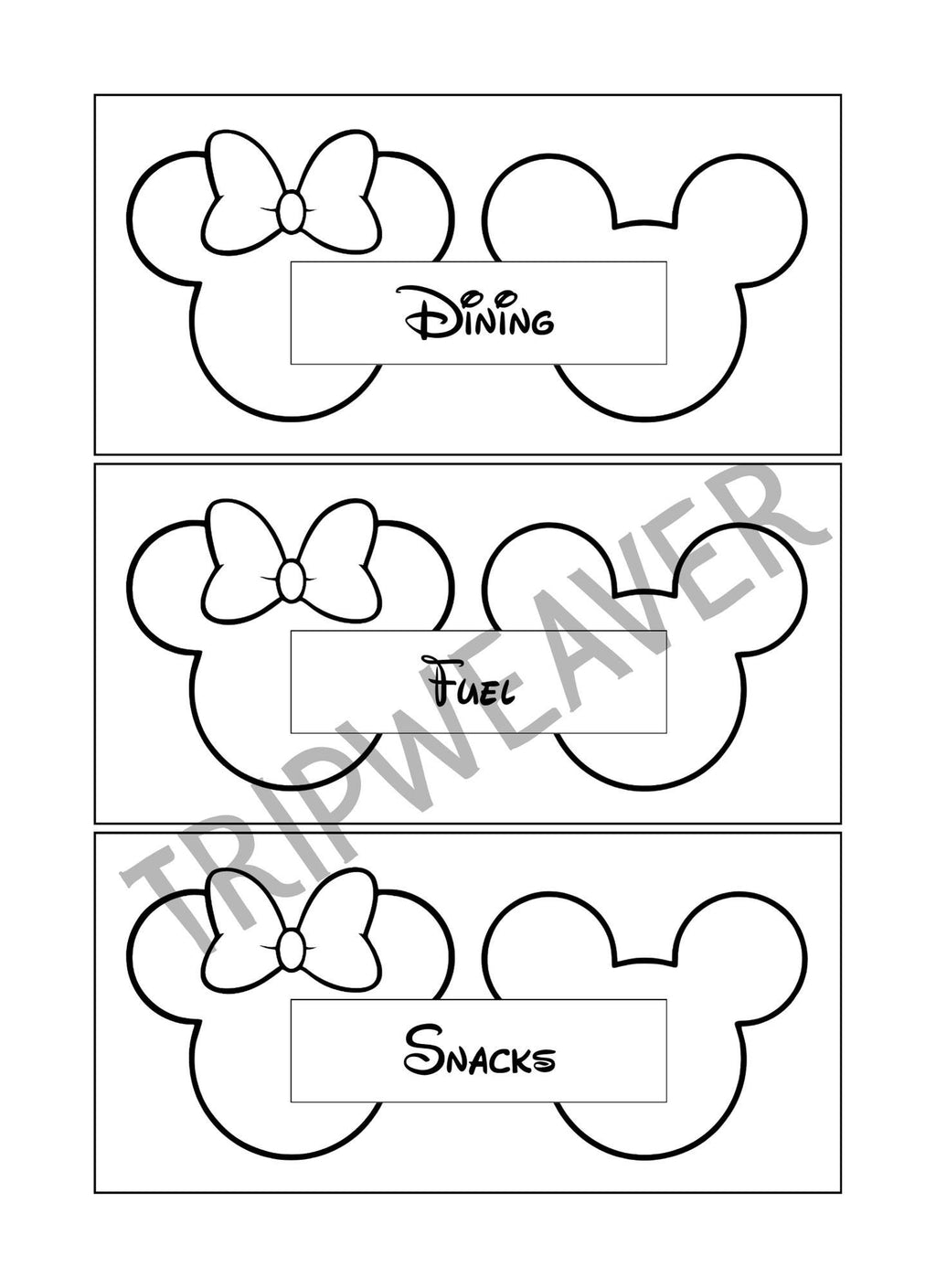 Disney Savings Challenge - Envelope Budget Tracker for Magical Vacations & Gift Surprises-Cash Stuffing Size A6 - Save for your Disney Trip!